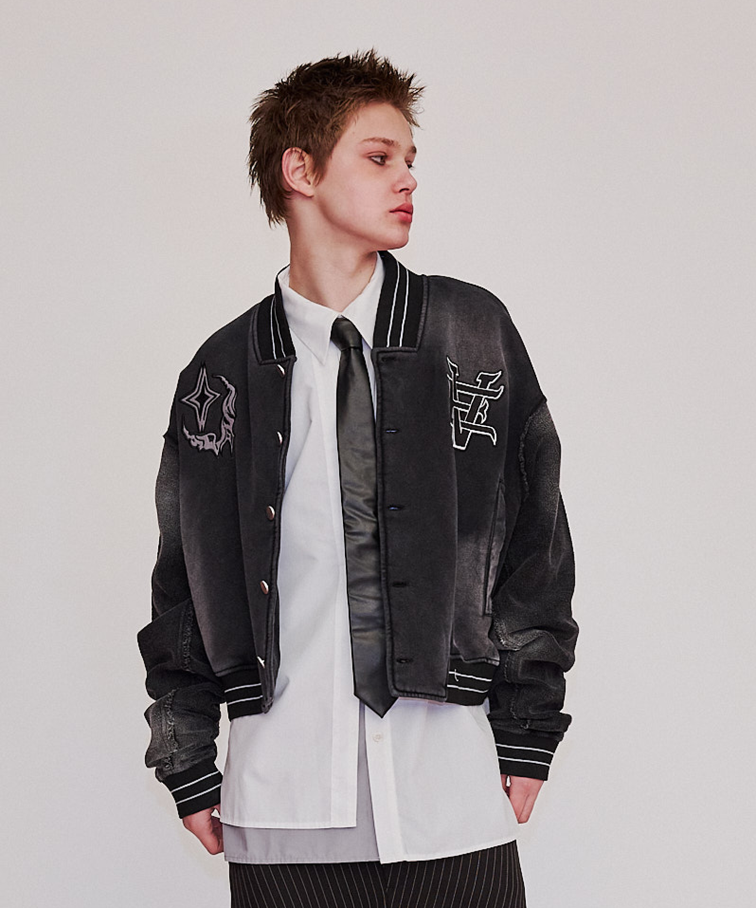 渐变 Bleach Melt Logo 长袖 T 恤 (蓝色)