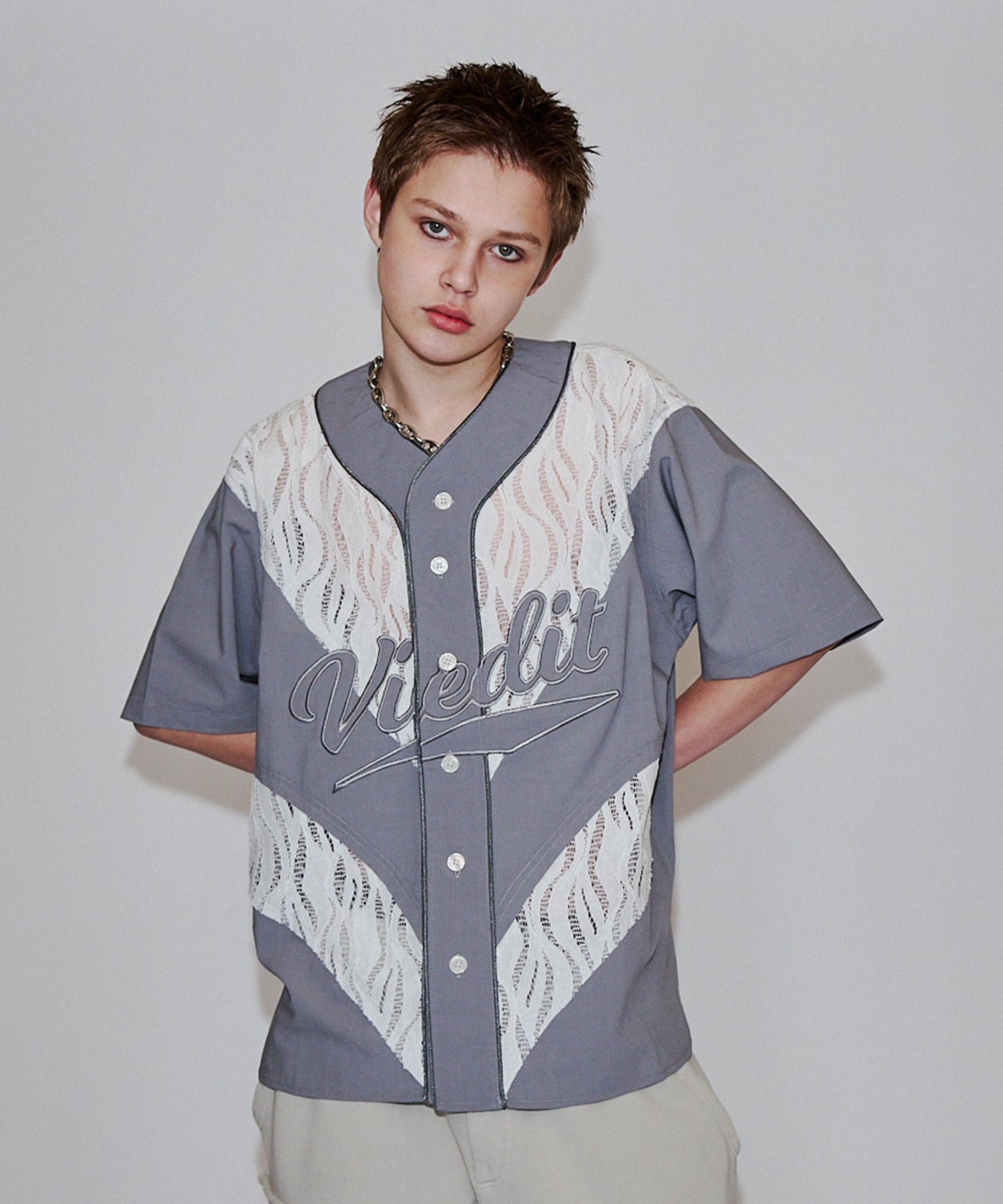 渐变 Bleach Melt Logo 长袖 T 恤 (蓝色)