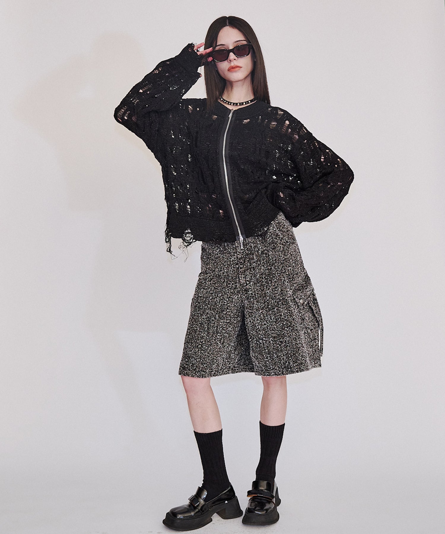 渐变 Bleach Melt Logo 长袖 T 恤 (蓝色)