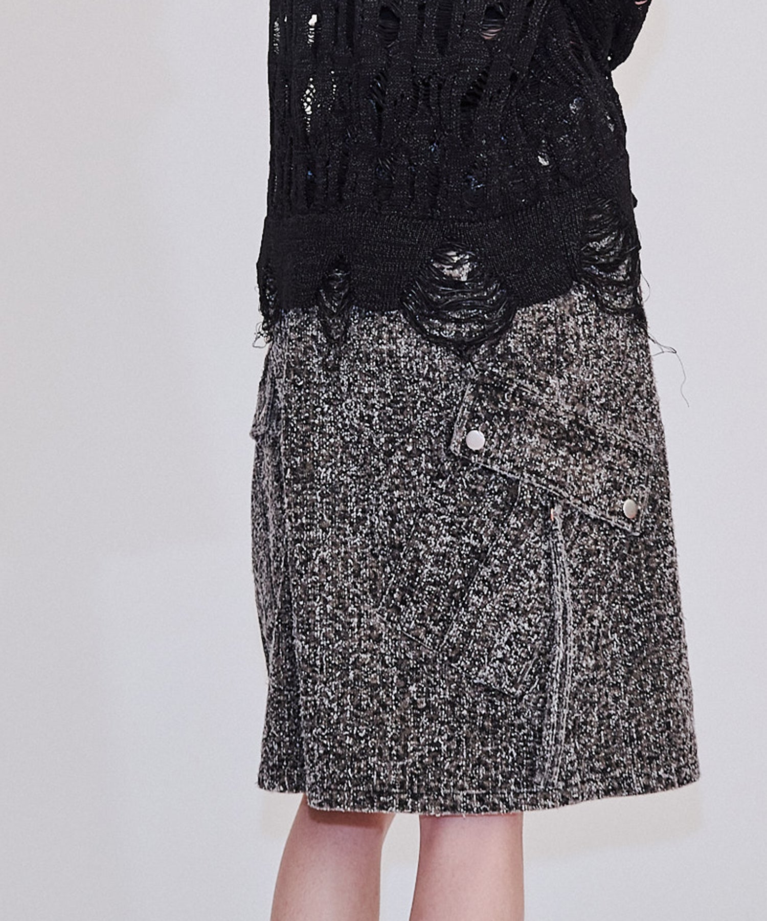 渐变 Bleach Melt Logo 长袖 T 恤 (蓝色)