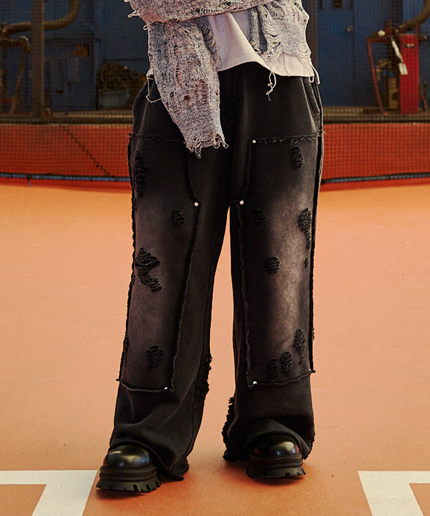 渐变 Bleach Melt Logo 长袖 T 恤 (蓝色)