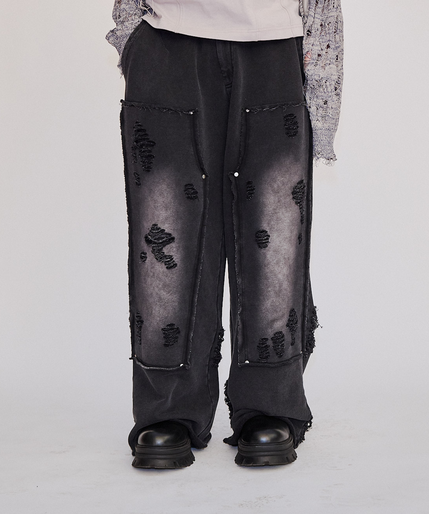 渐变 Bleach Melt Logo 长袖 T 恤 (蓝色)