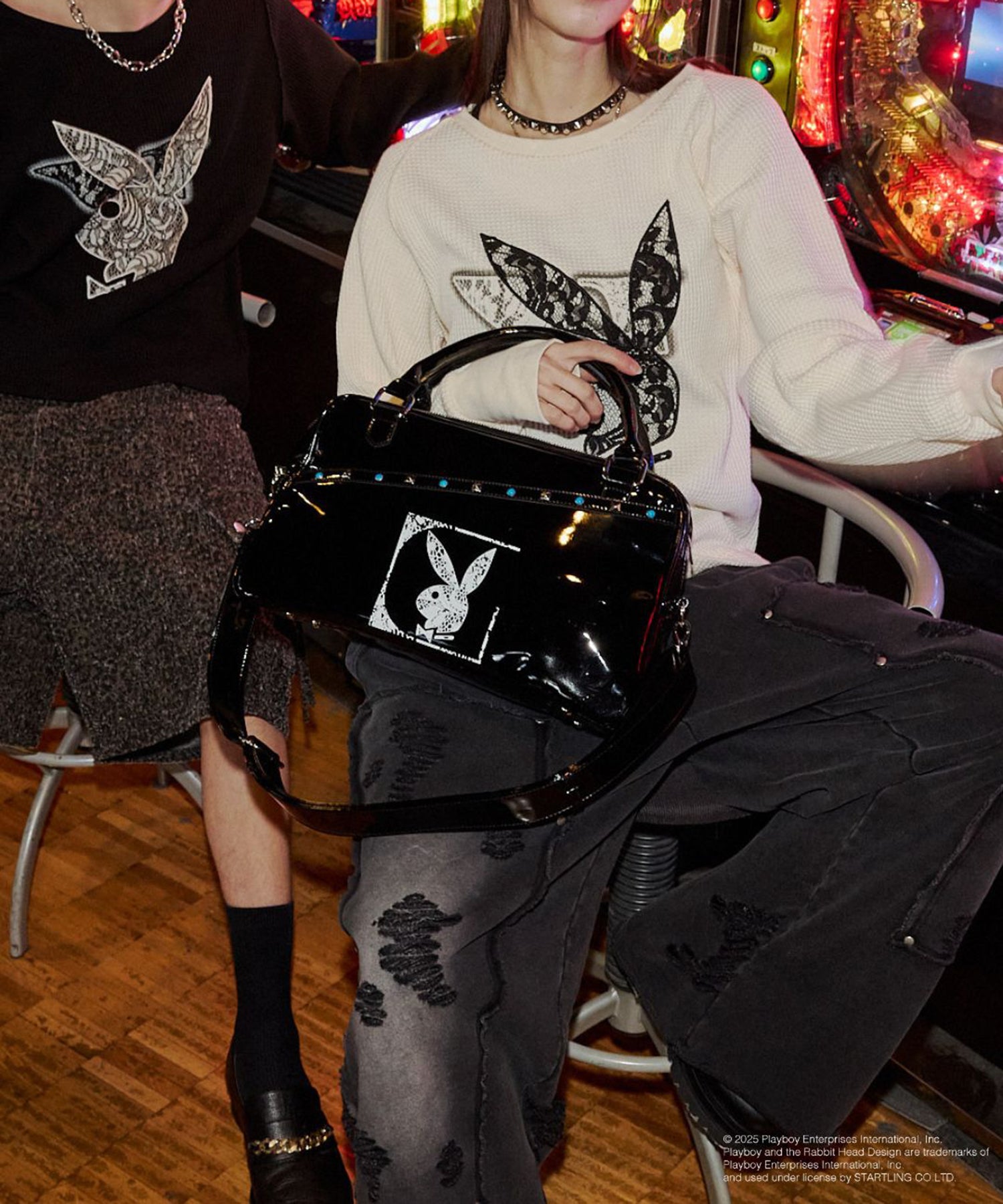 PLAYBOY Boston Bag (Black)