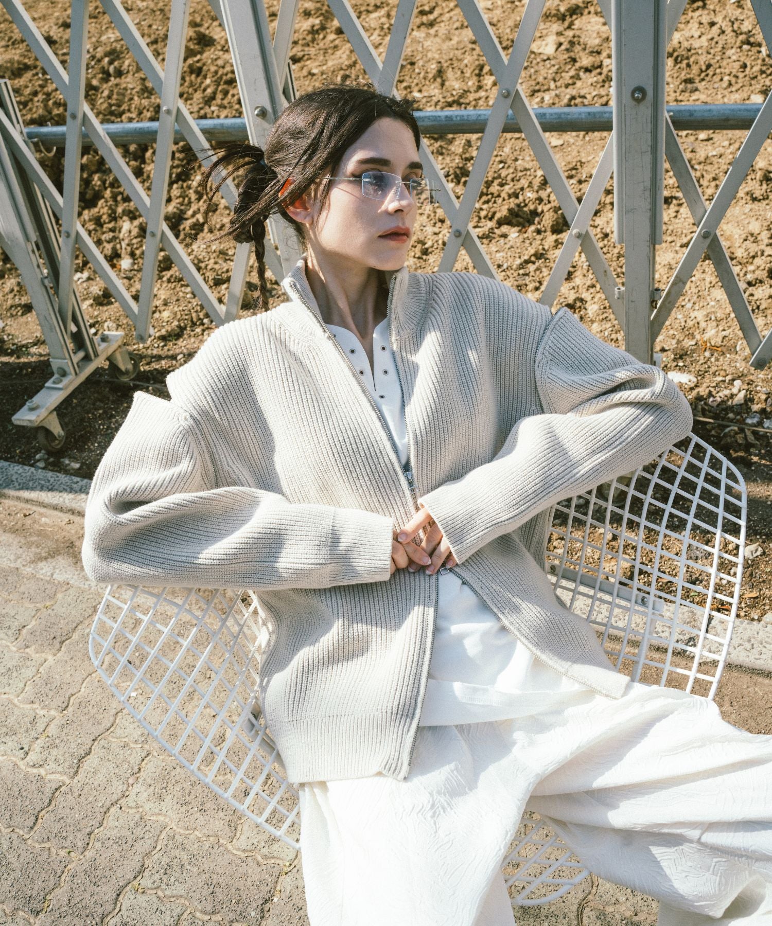 2way Driver 针织衫(黑色)