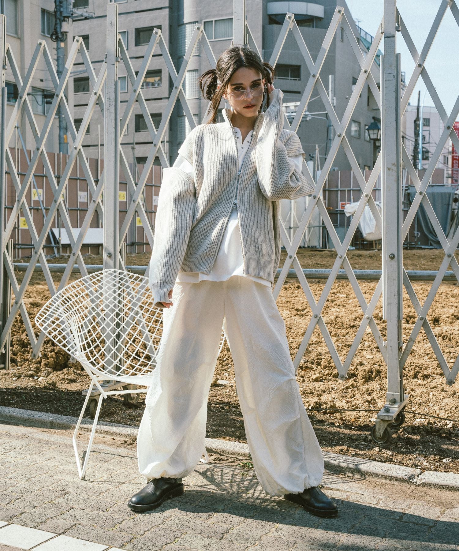 2way Driver 针织衫(黑色)