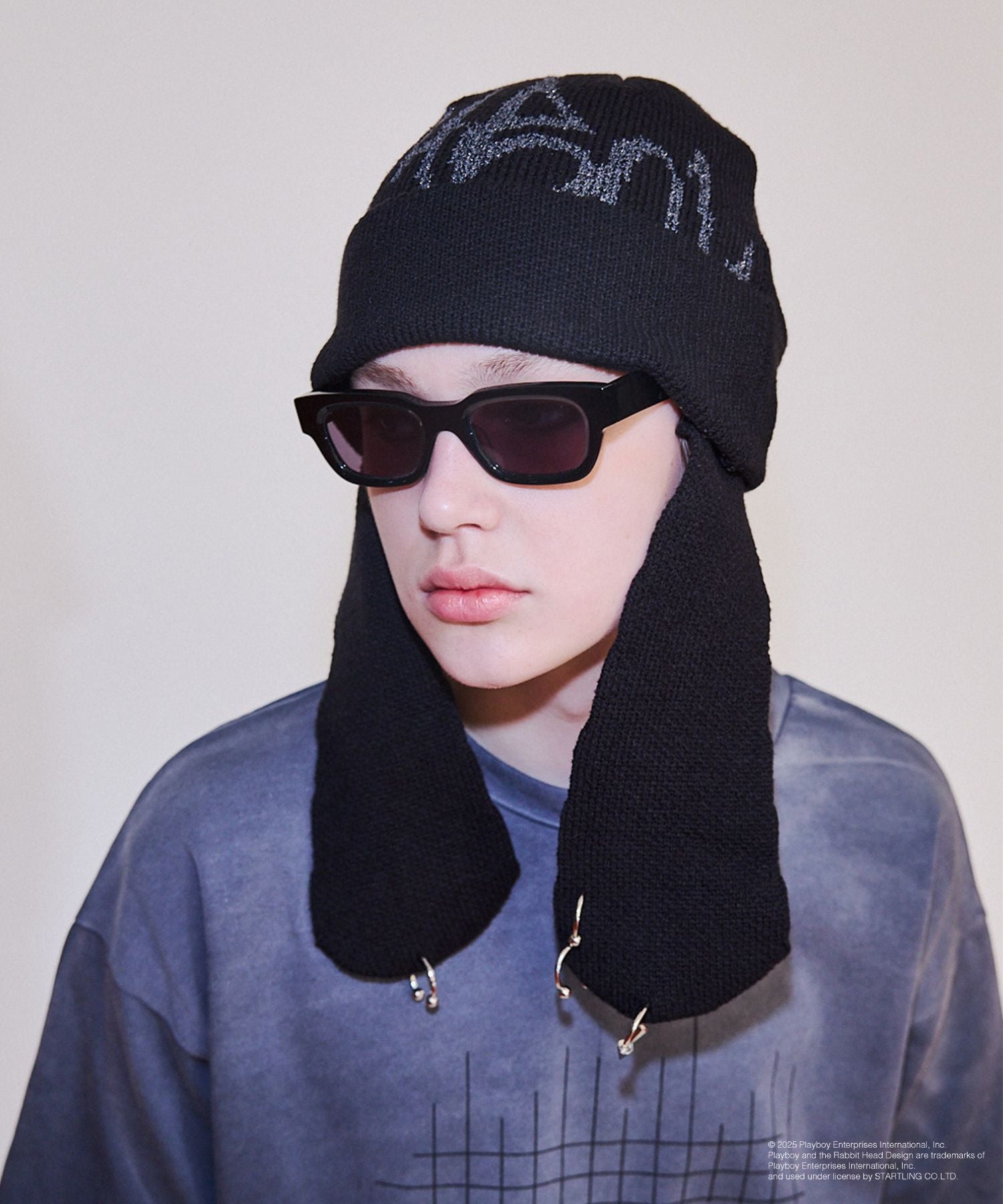 PLAYBOY Knit Cap (Black)