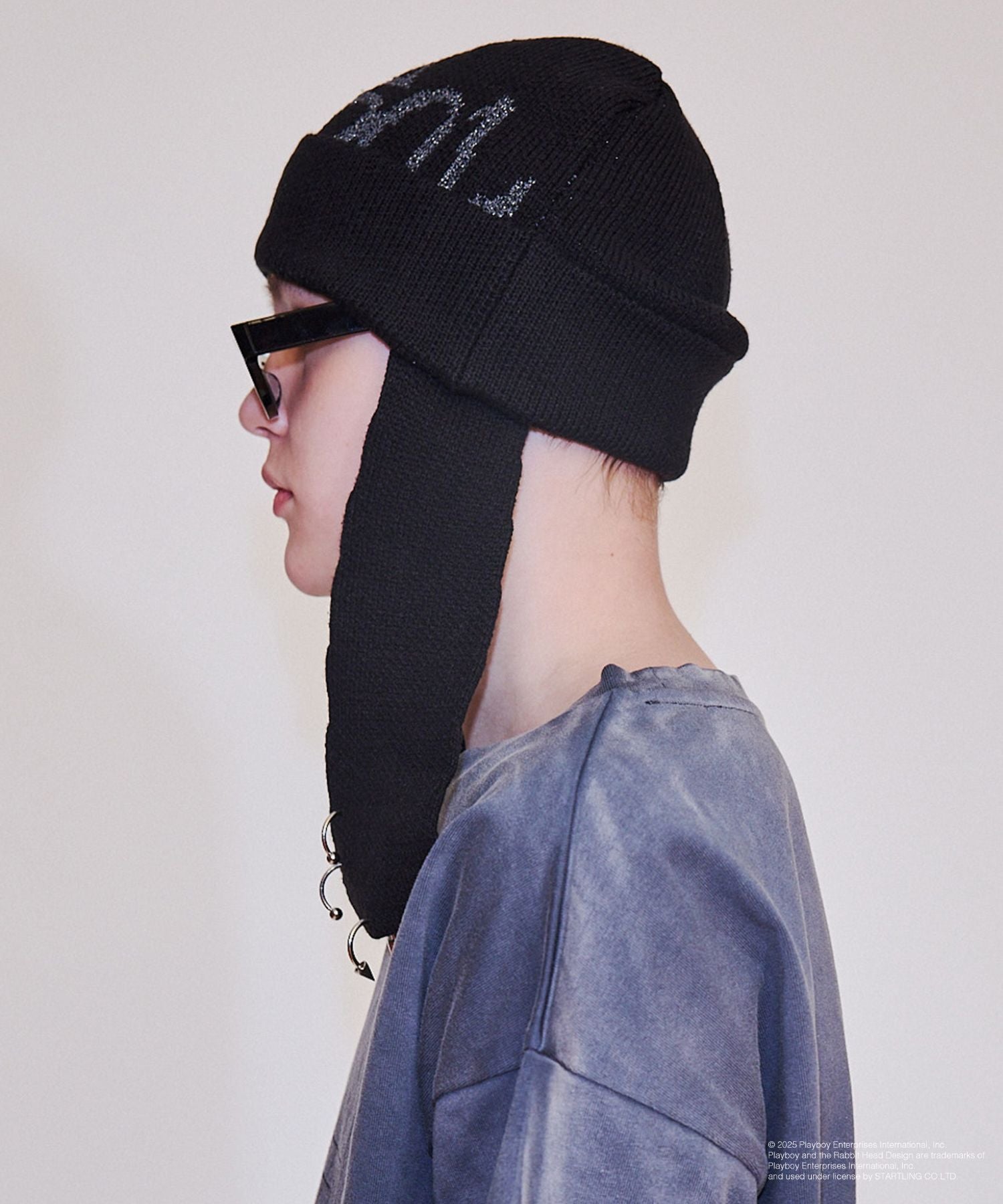 PLAYBOY Knit Cap (Black)