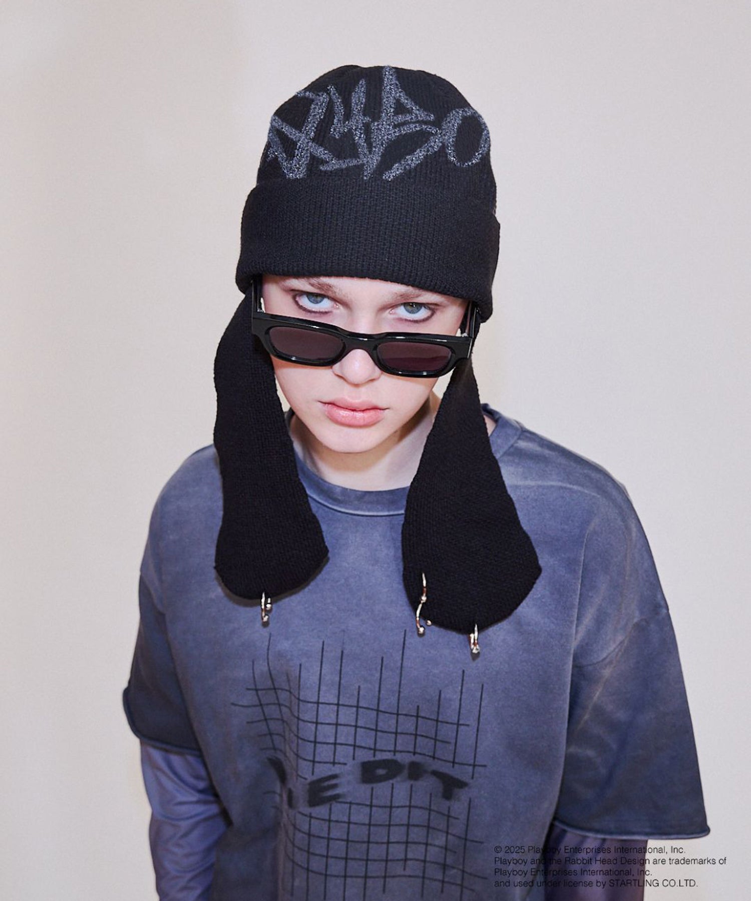PLAYBOY Knit Cap (Black)