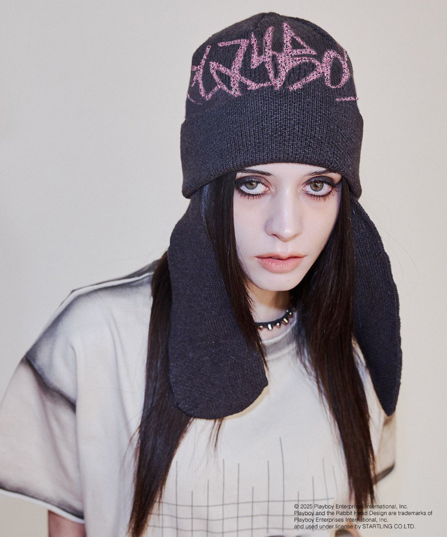 PLAYBOY Knit Cap(GRAY)