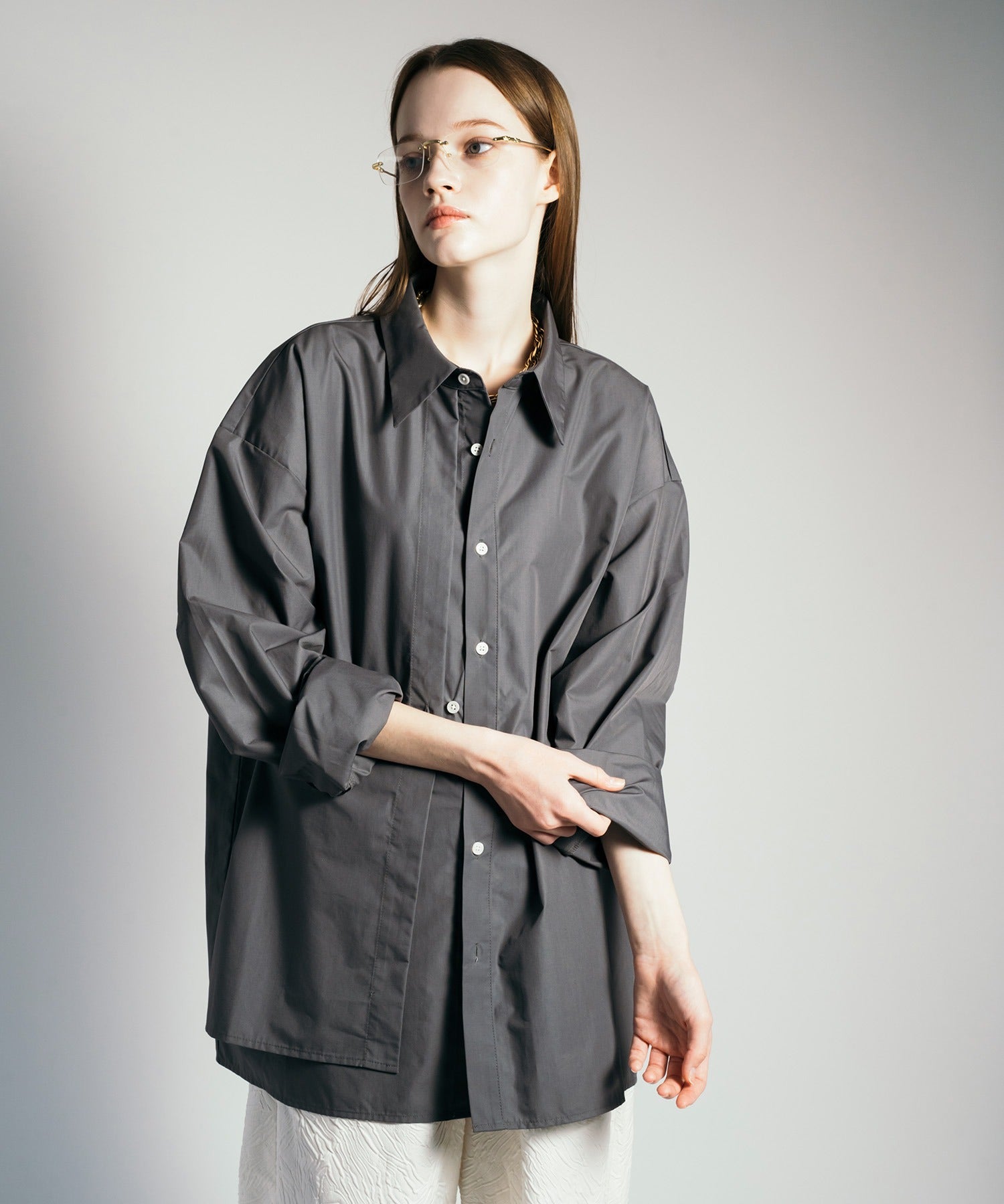 渐变 Bleach Melt Logo 长袖 T 恤 (蓝色)