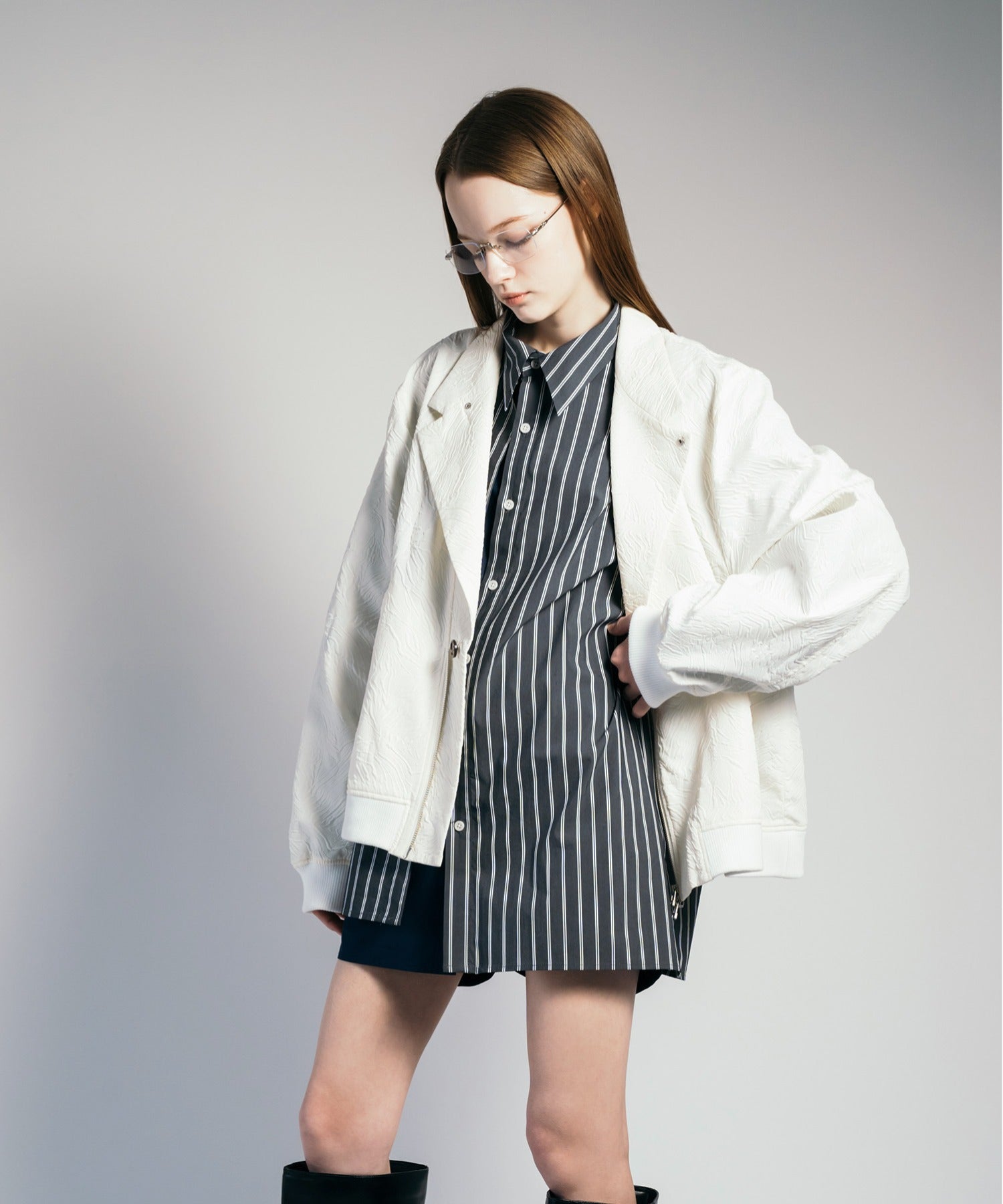 渐变 Bleach Melt Logo 长袖 T 恤 (蓝色)