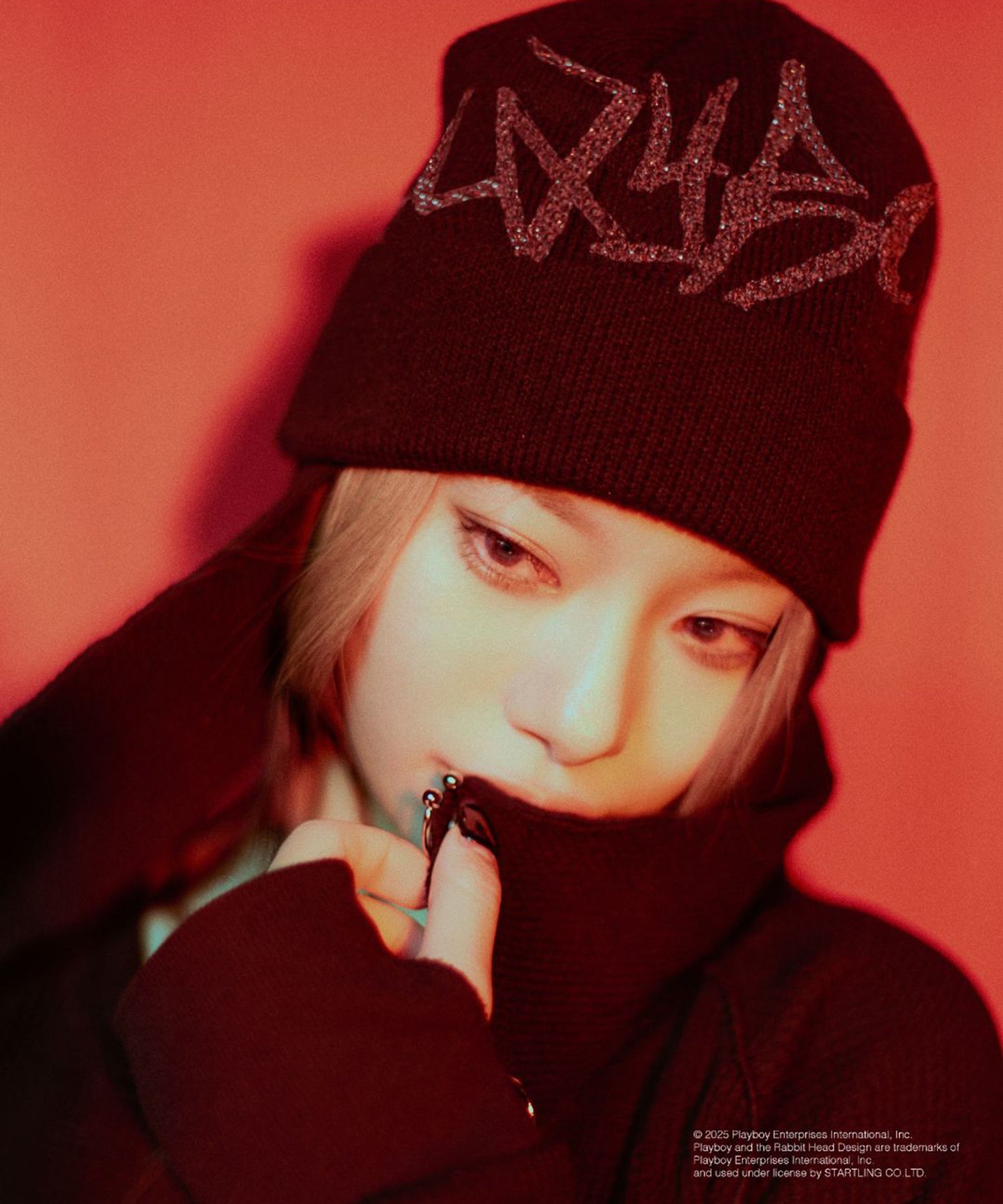 PLAYBOY Knit Cap(GRAY)