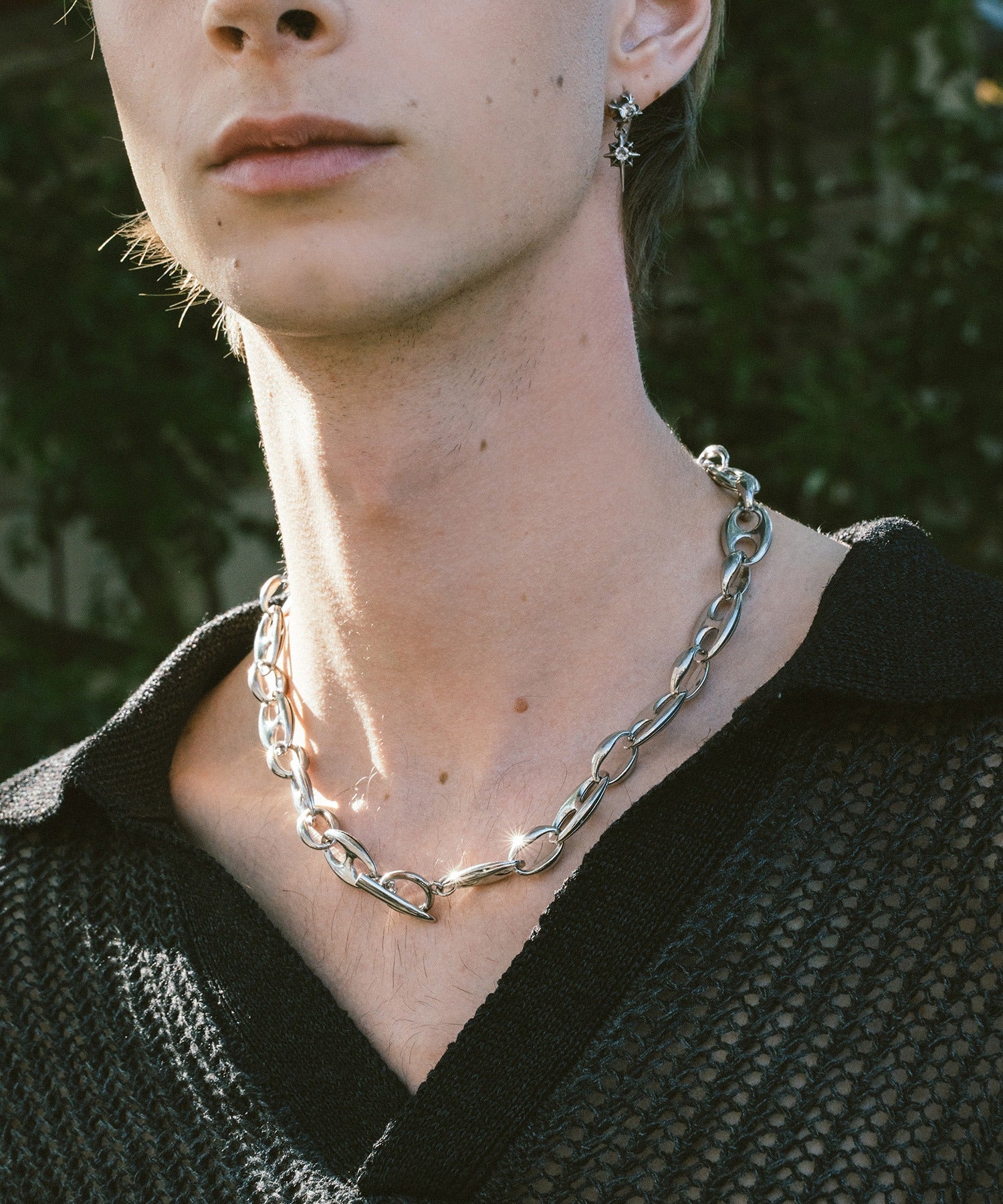 圆形原创链条项链(金色)