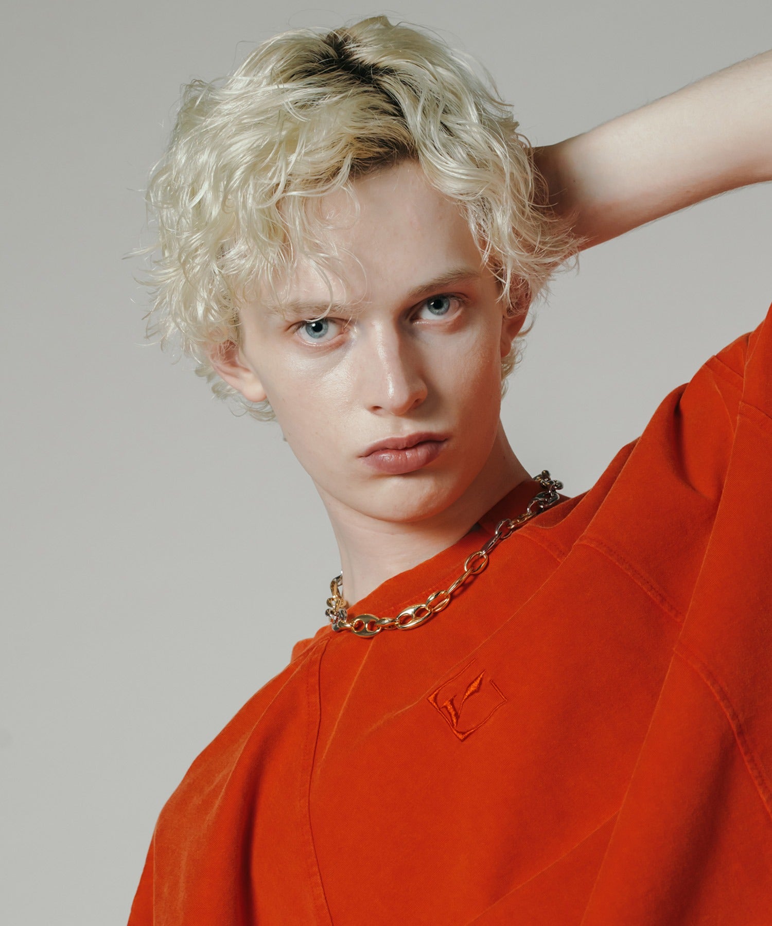 圆形原创链条项链(金色)