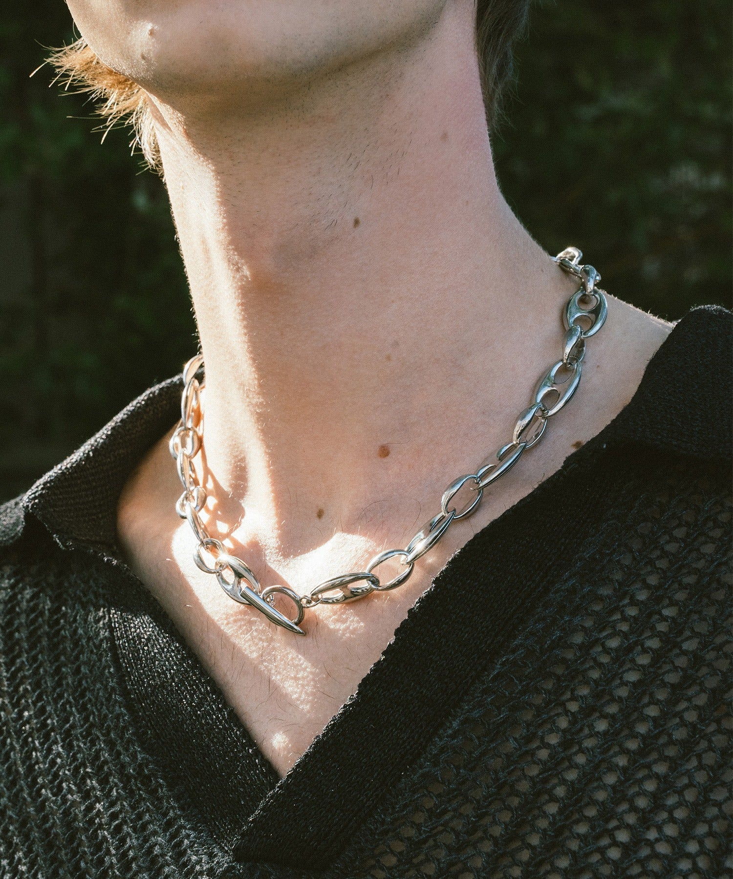 圆形原创链条项链(金色)