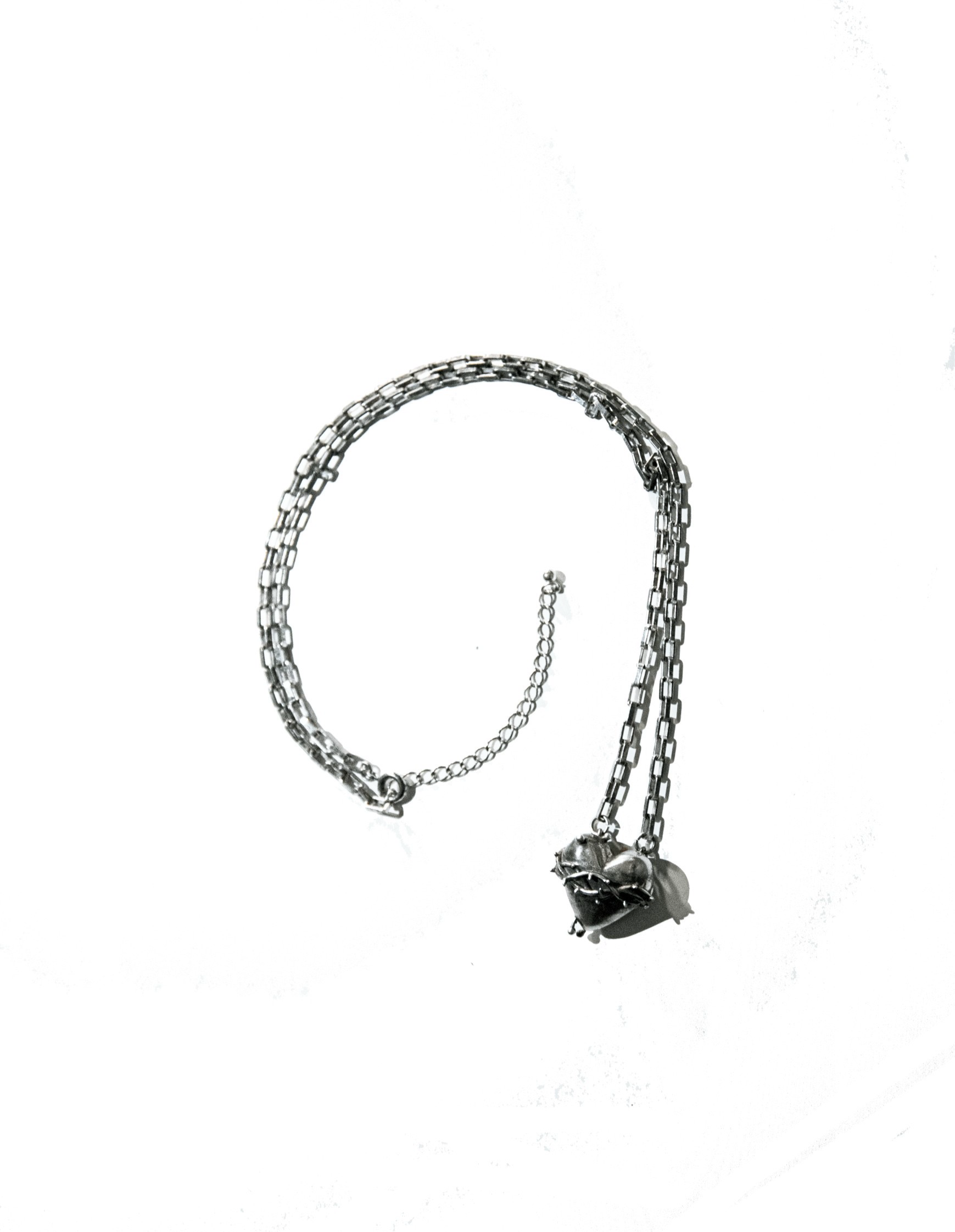 Peace Hart Necklece (Silver)
