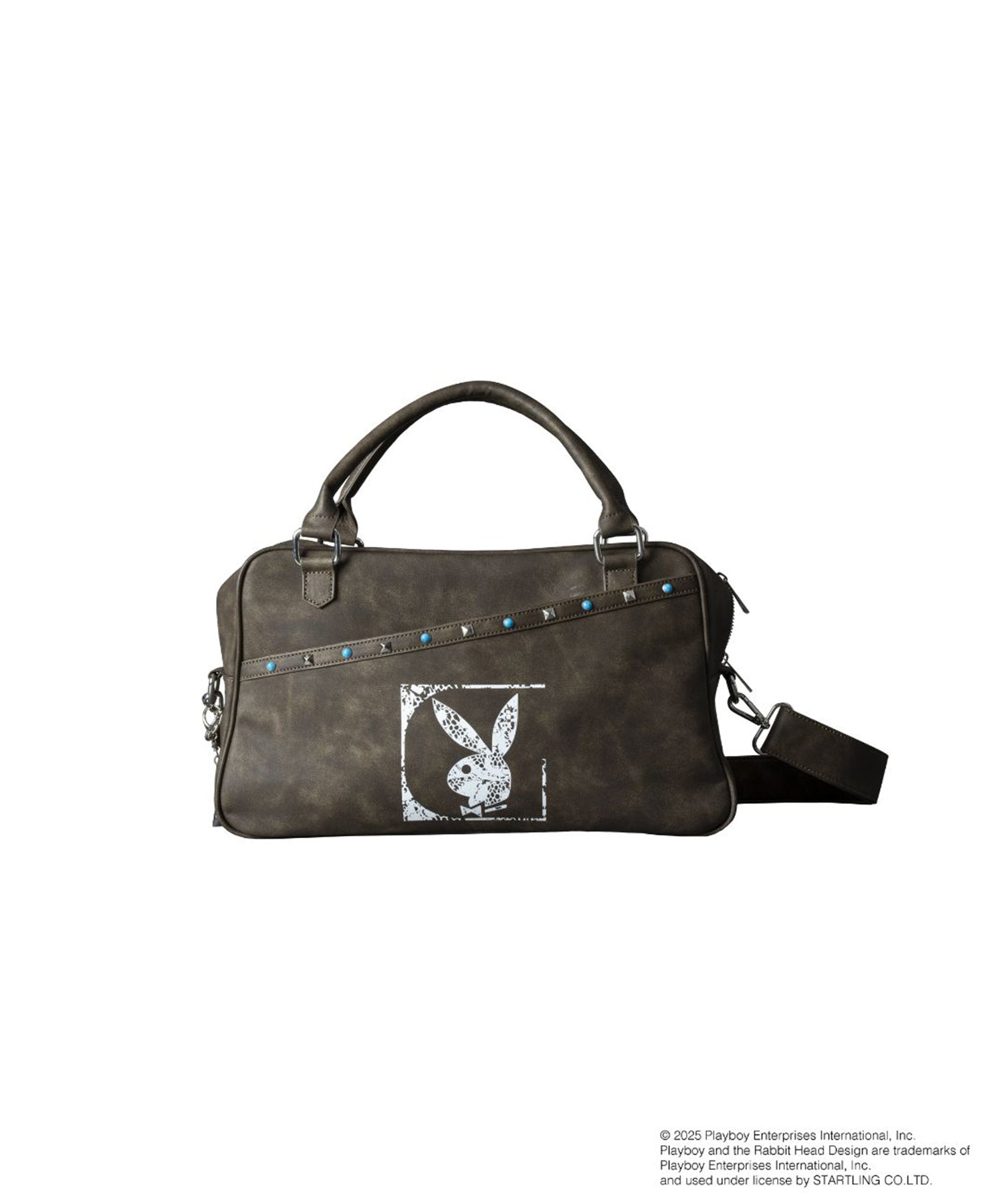 PLAYBOY Boston Bag(BROWN)
