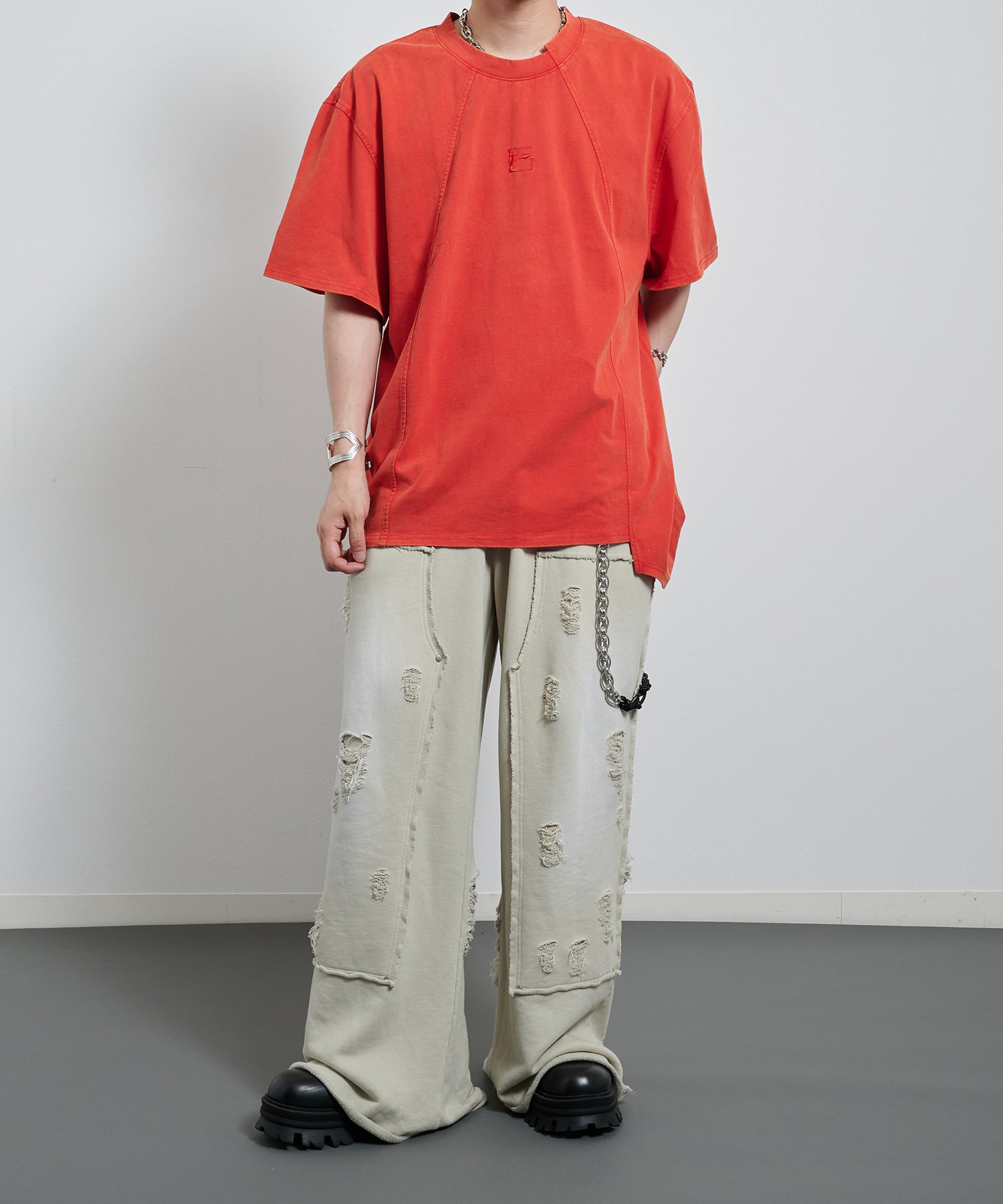 渐变 Bleach Melt Logo 长袖 T 恤 (蓝色)