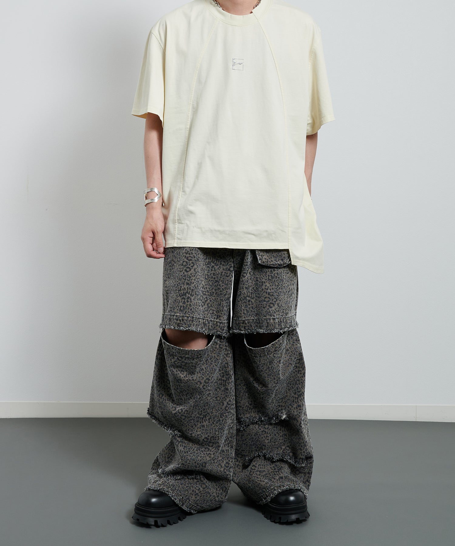 渐变 Bleach Melt Logo 长袖 T 恤 (蓝色)