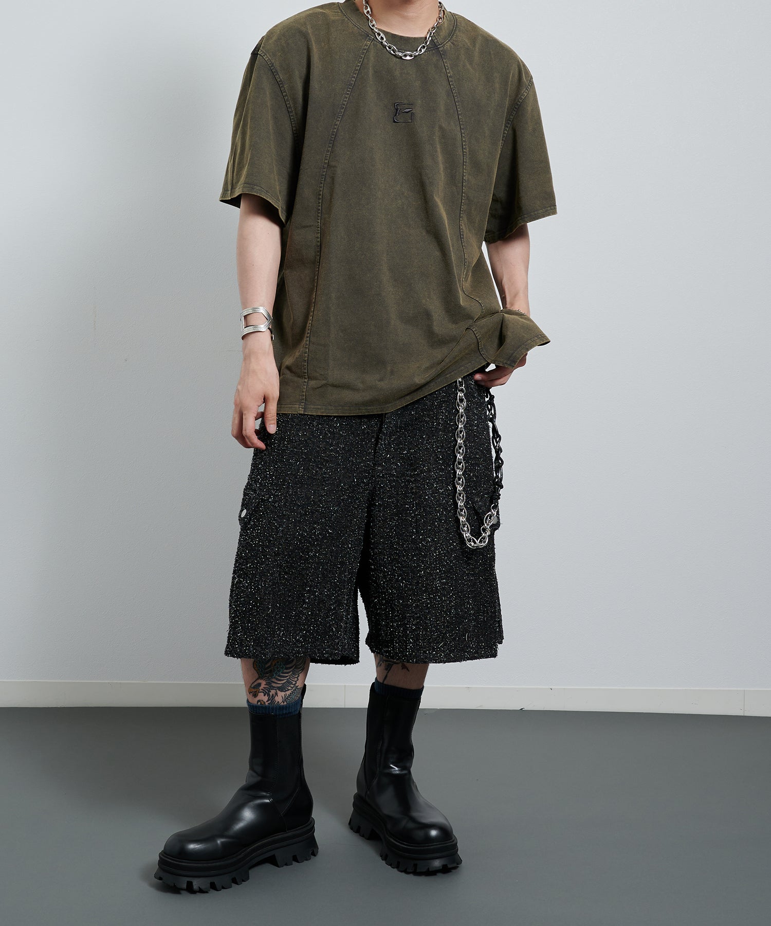 渐变 Bleach Melt Logo 长袖 T 恤 (蓝色)