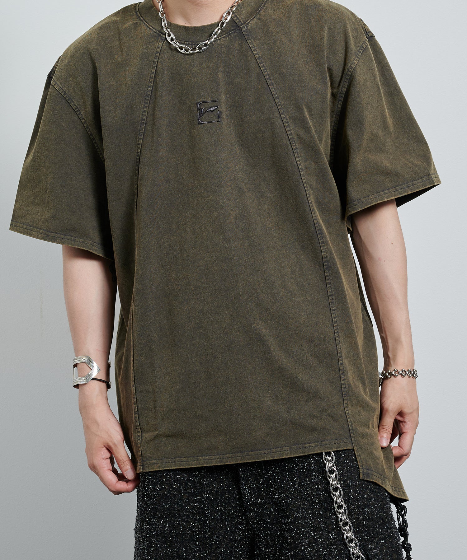 渐变 Bleach Melt Logo 长袖 T 恤 (蓝色)