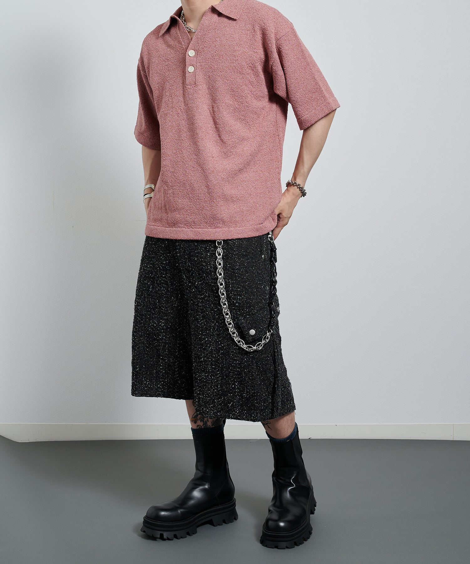 渐变 Bleach Melt Logo 长袖 T 恤 (蓝色)