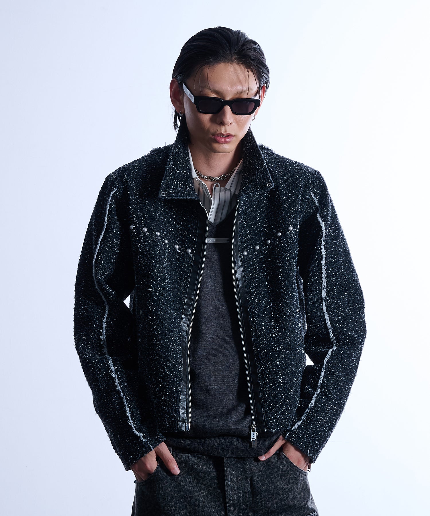 渐变 Bleach Melt Logo 长袖 T 恤 (蓝色)