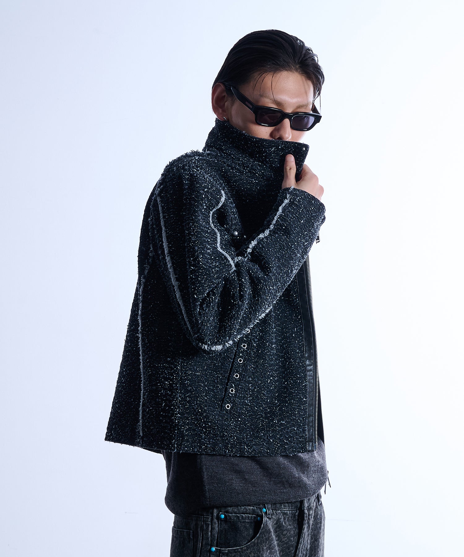 渐变 Bleach Melt Logo 长袖 T 恤 (蓝色)