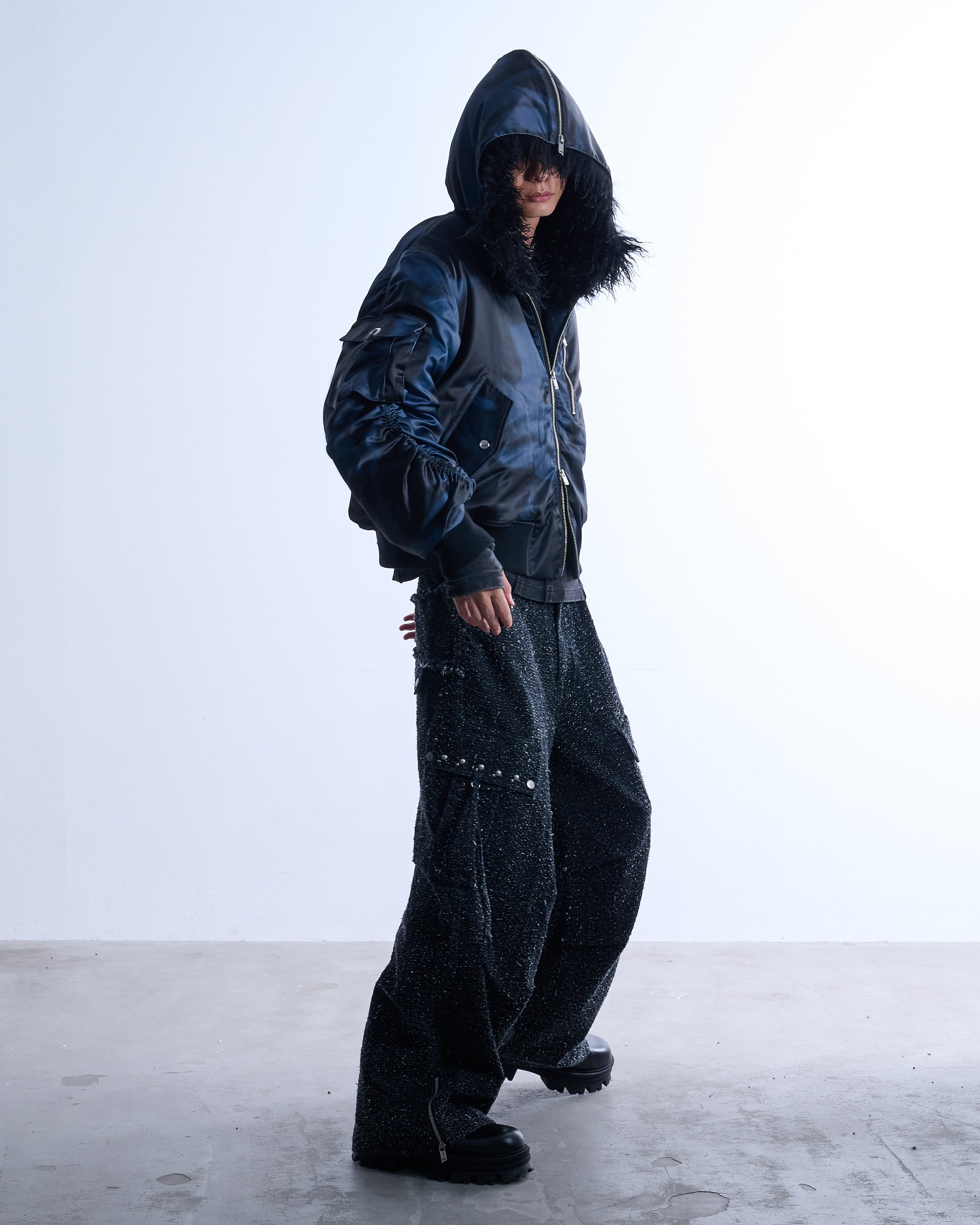 渐变 Bleach Melt Logo 长袖 T 恤 (蓝色)