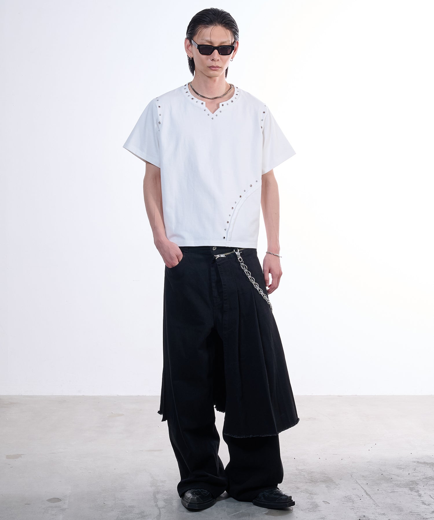 渐变 Bleach Melt Logo 长袖 T 恤 (蓝色)