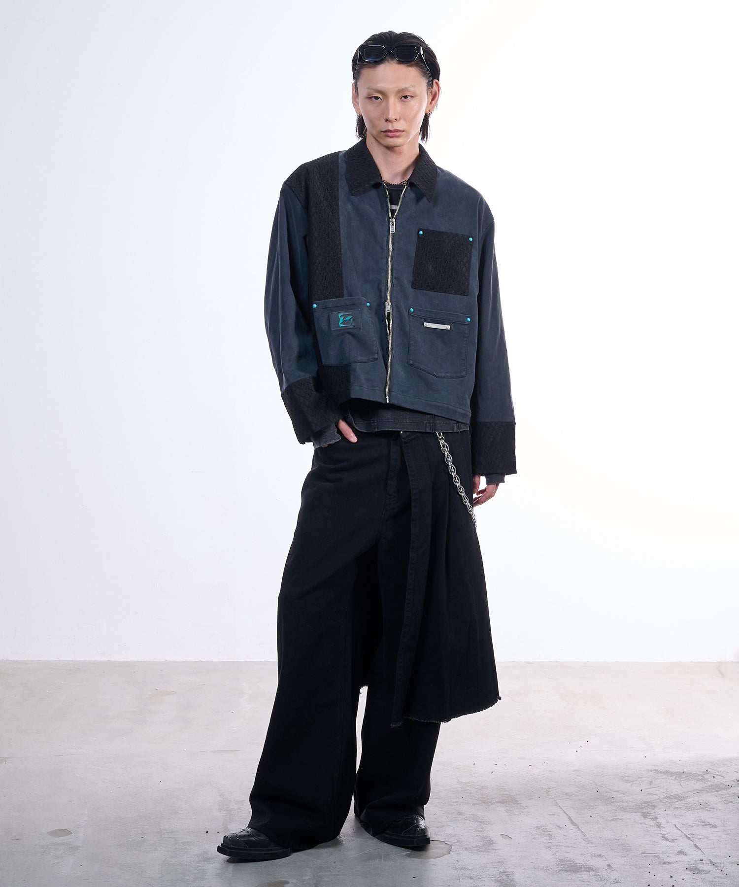 Lace Detroit Jacket (Black)