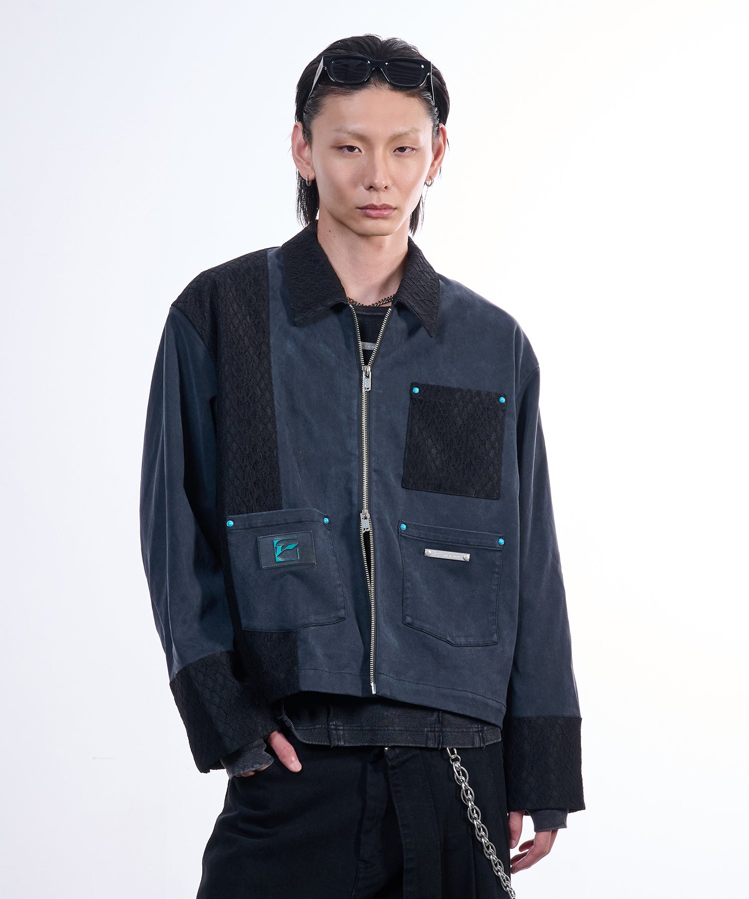 Lace Detroit Jacket (Black)