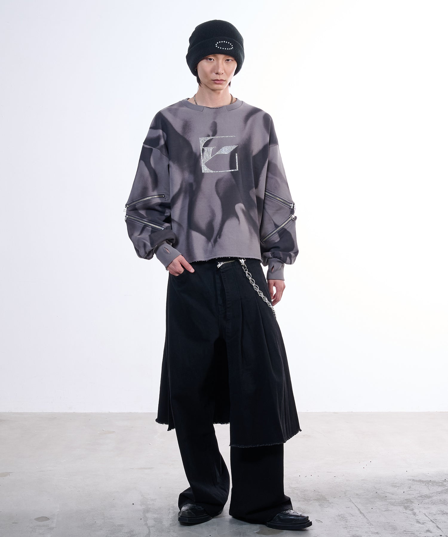 Force Zip Sweatshirt (White)