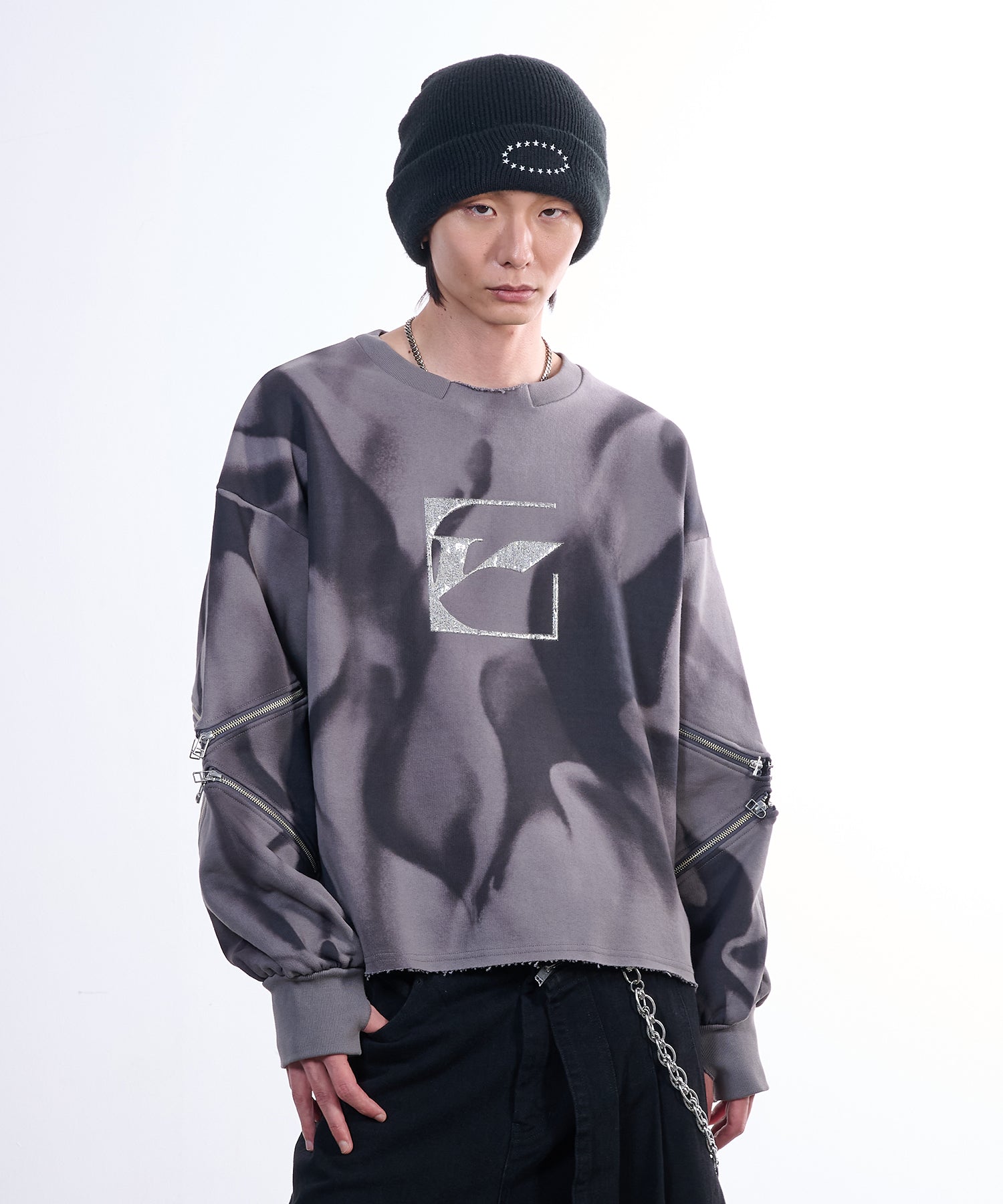 Force Zip Sweatshirt (White)