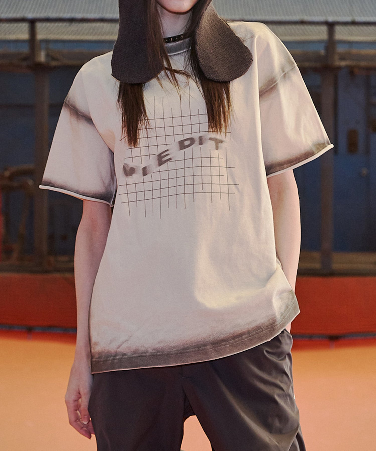 渐变 Bleach Melt Logo 长袖 T 恤 (蓝色)