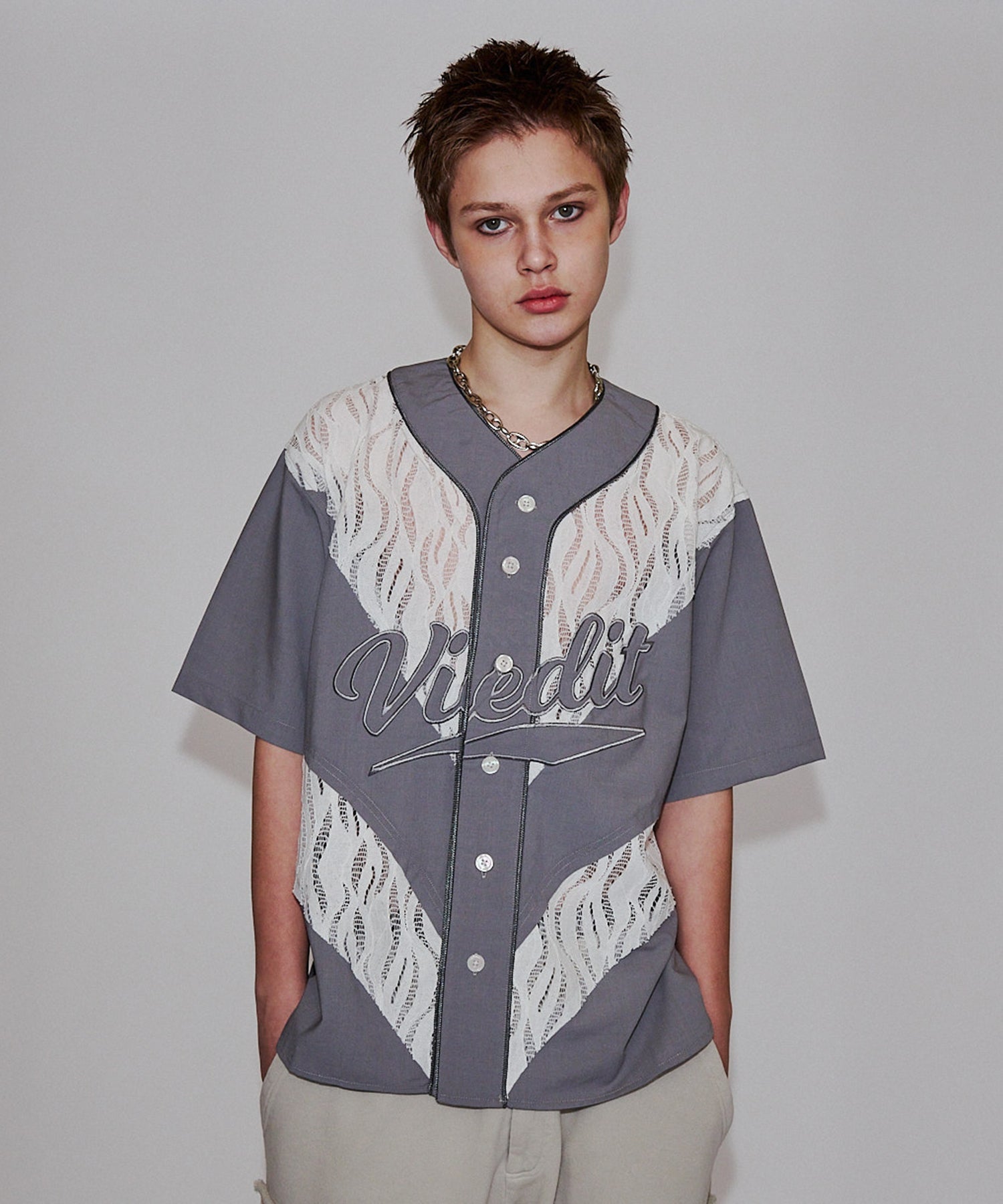 渐变 Bleach Melt Logo 长袖 T 恤 (蓝色)