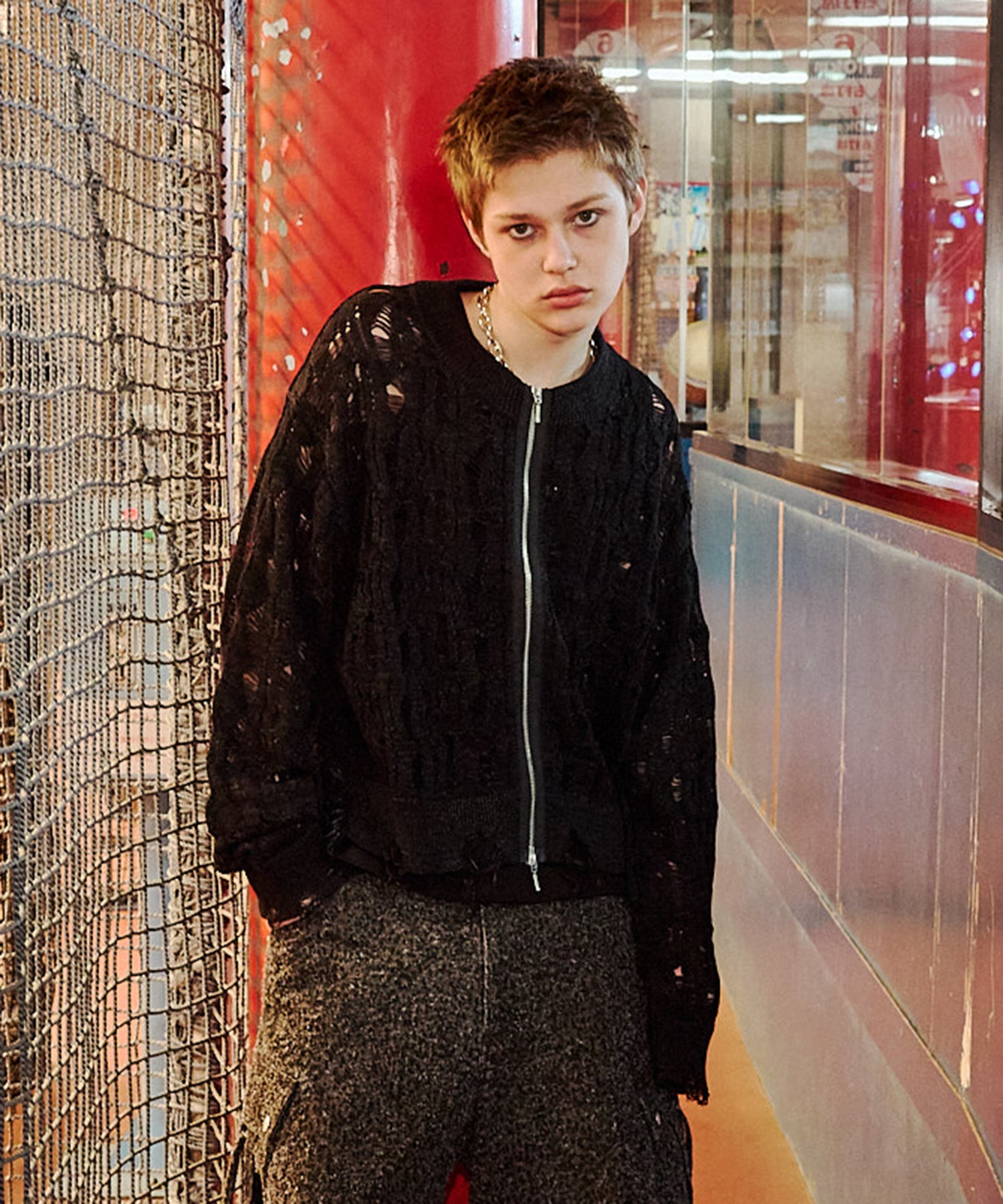 渐变 Bleach Melt Logo 长袖 T 恤 (蓝色)