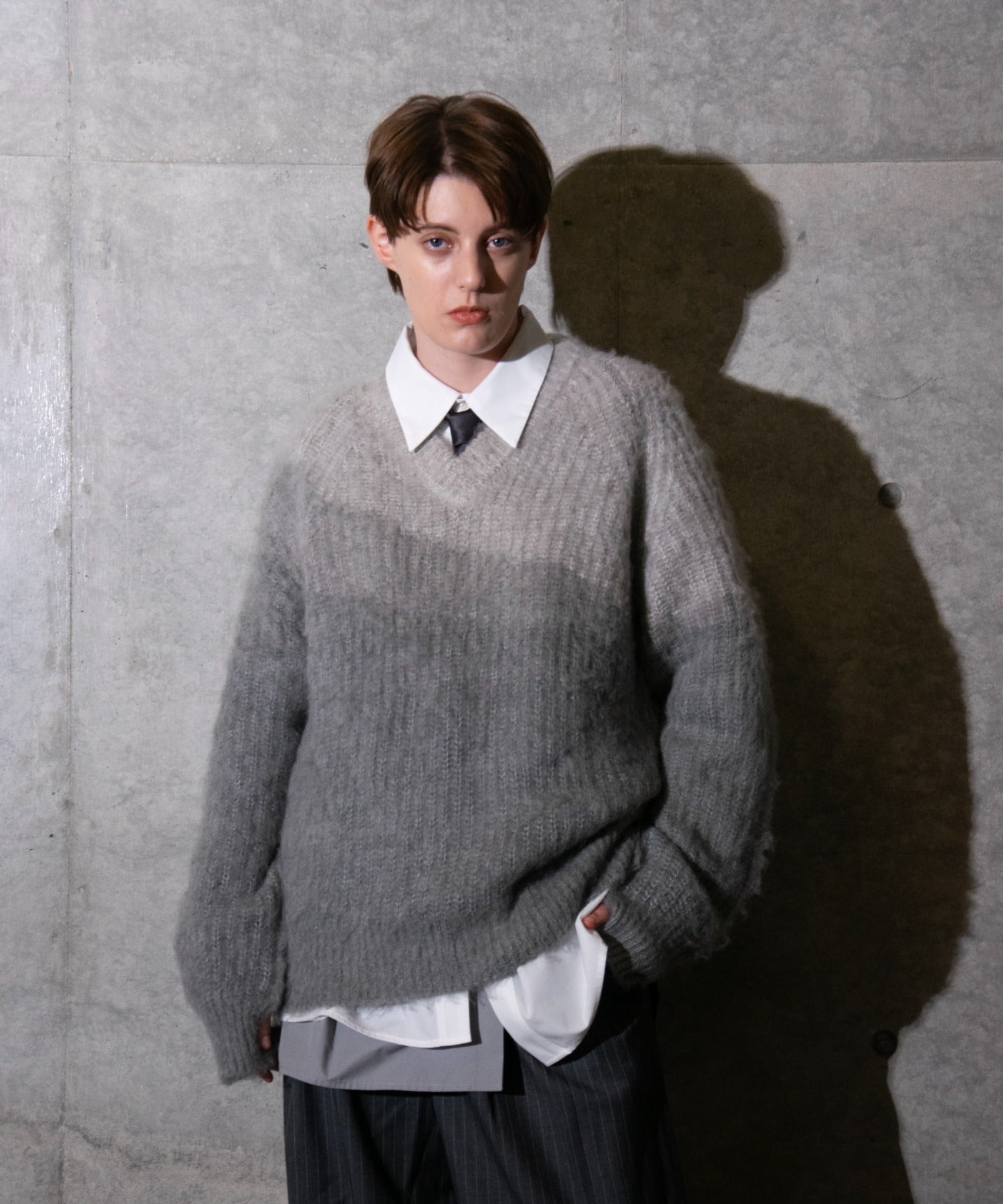 渐变 Bleach Melt Logo 长袖 T 恤 (蓝色)