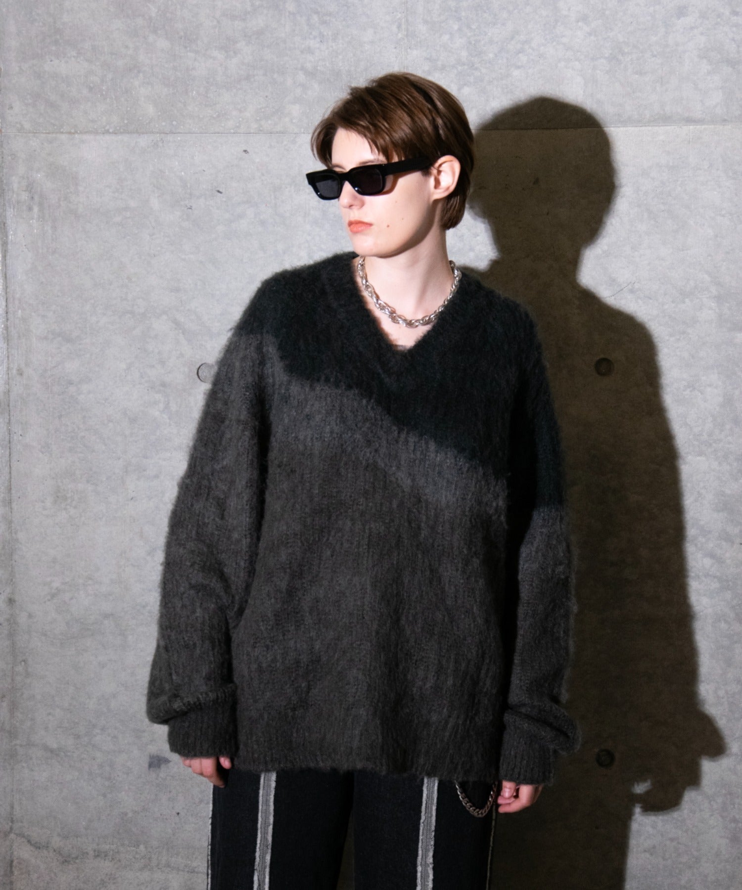 渐变 Bleach Melt Logo 长袖 T 恤 (蓝色)