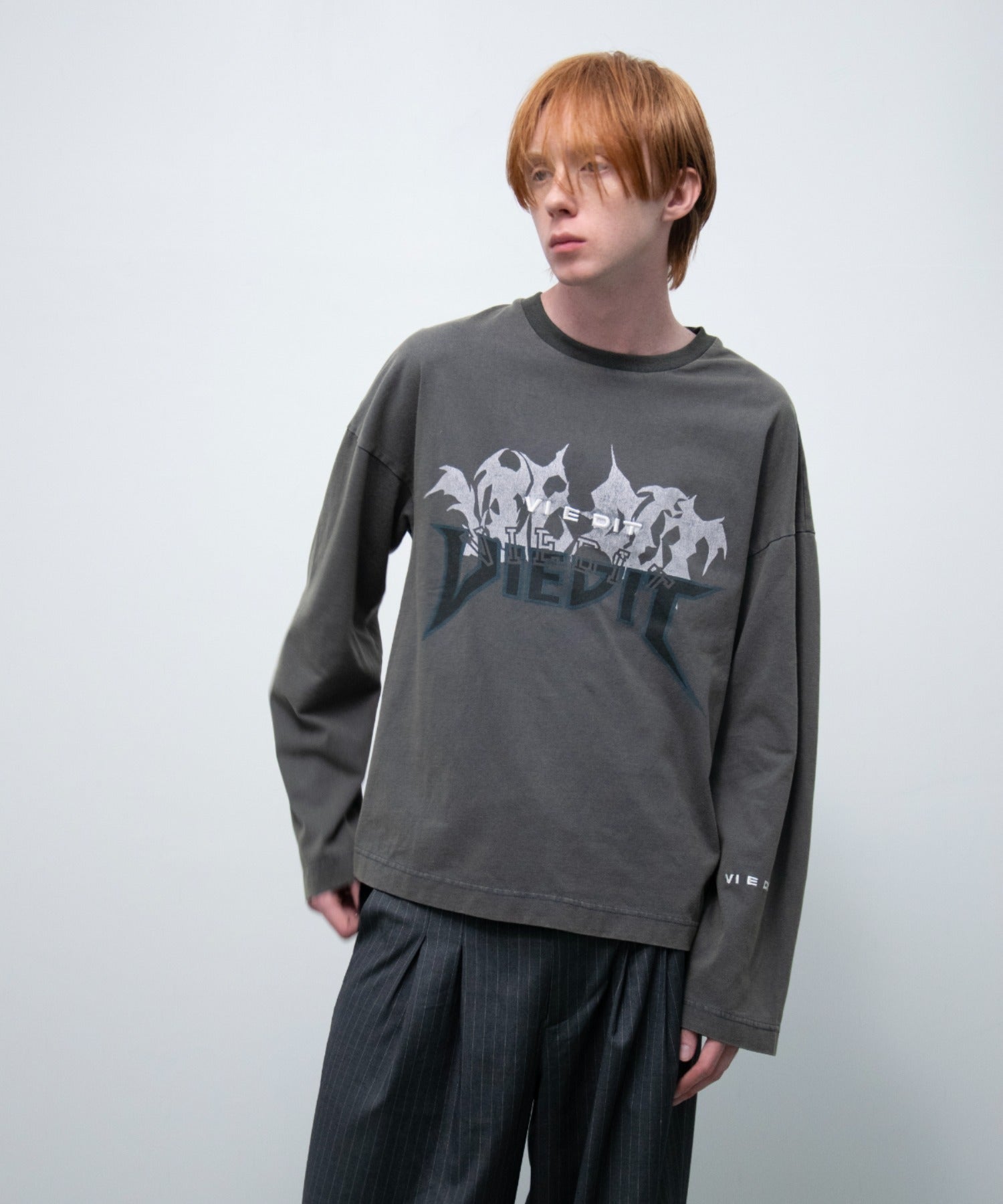 渐变 Bleach Melt Logo 长袖 T 恤 (蓝色)