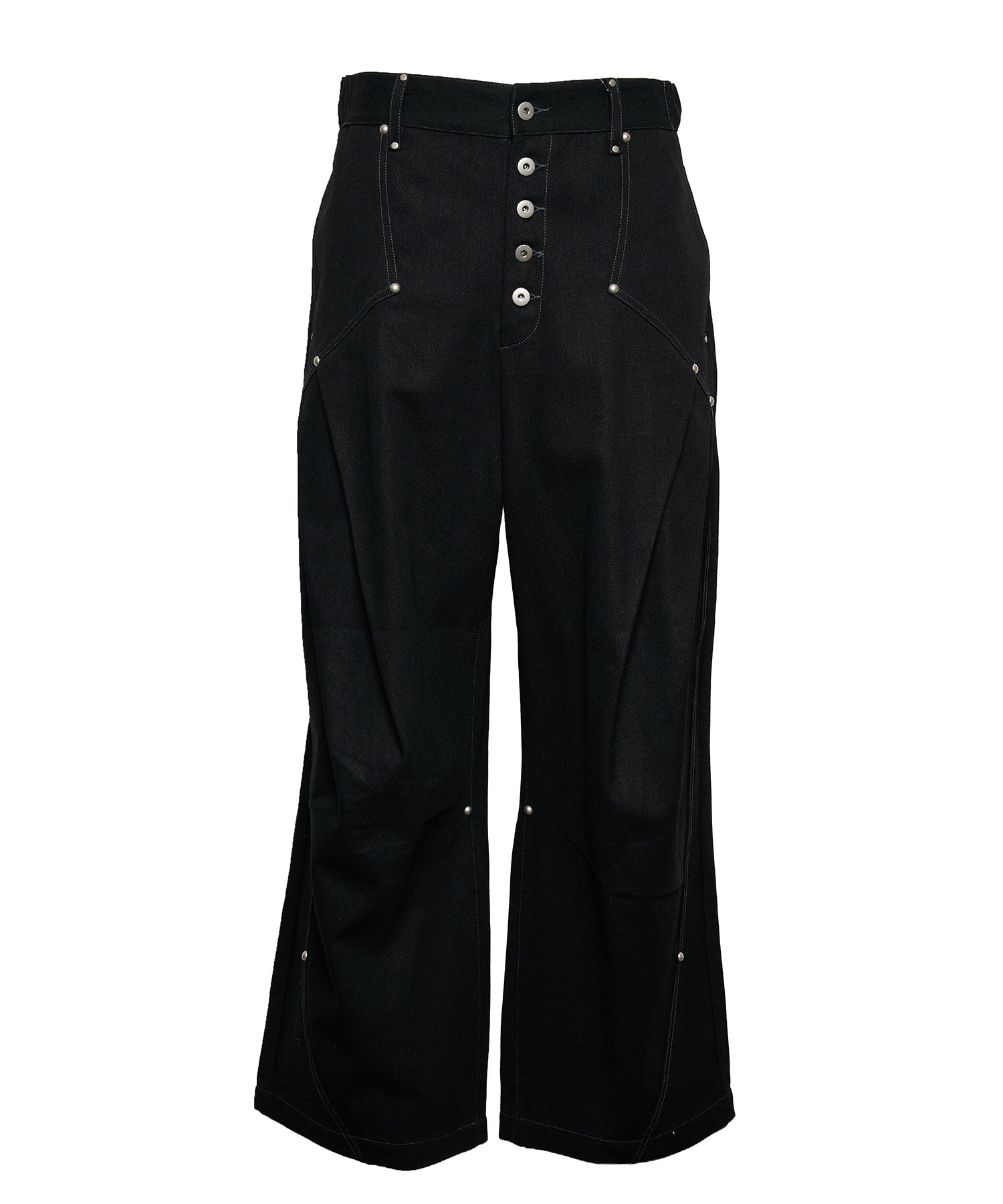 Drift Wave Wide Pants(Black)
