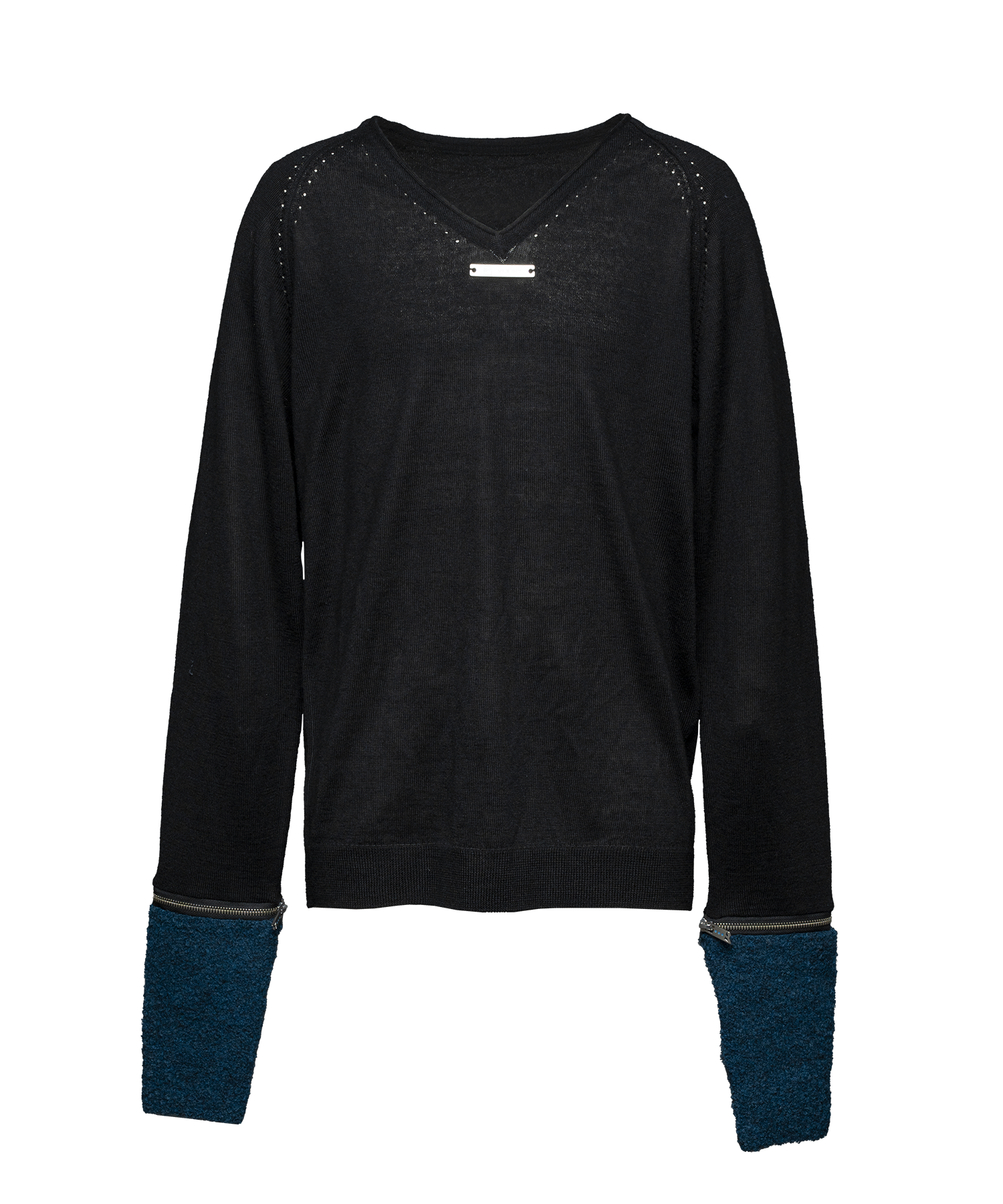 Arm Groove V-Neck Knit