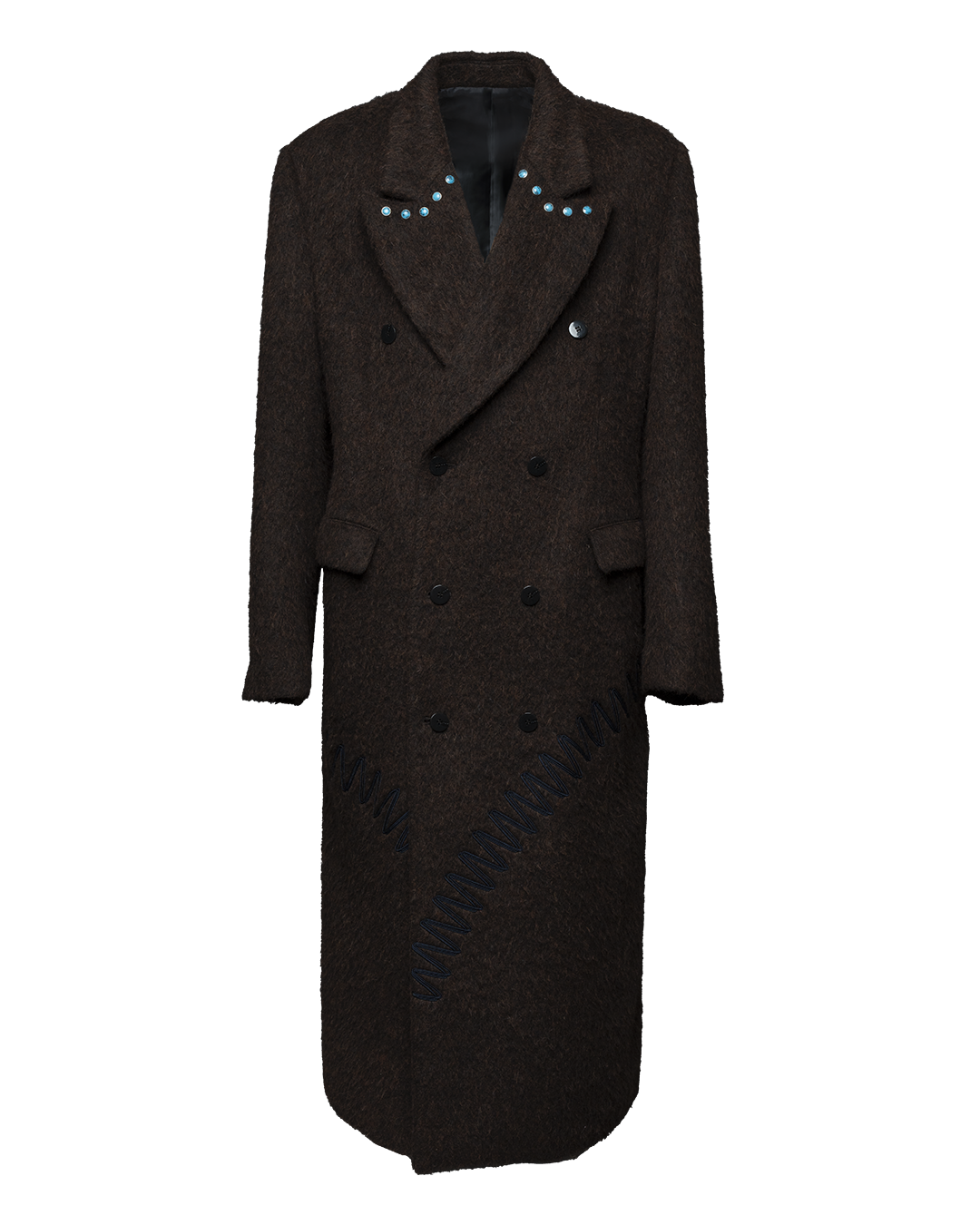mohair coat (brown)