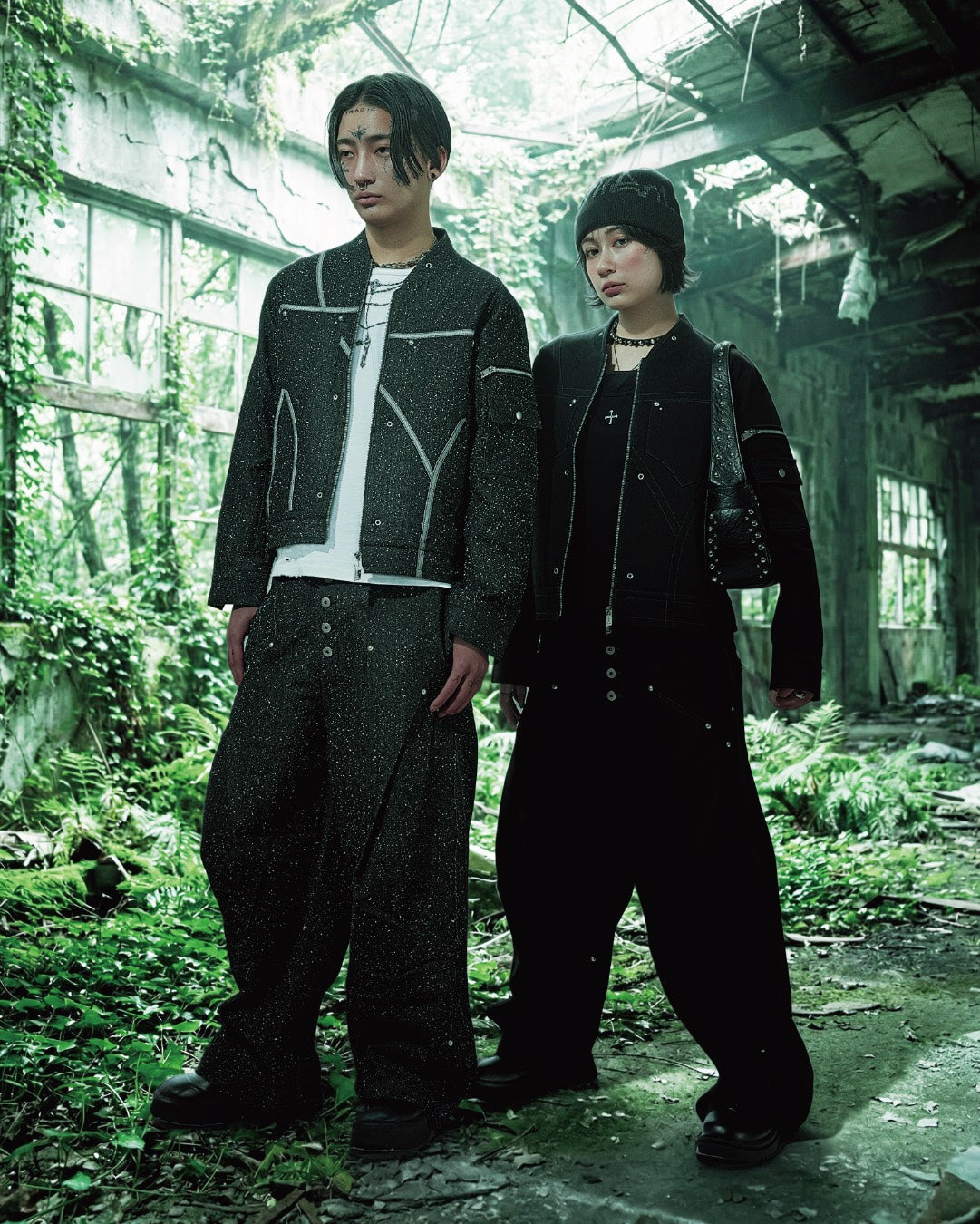 渐变 Bleach Melt Logo 长袖 T 恤 (蓝色) 