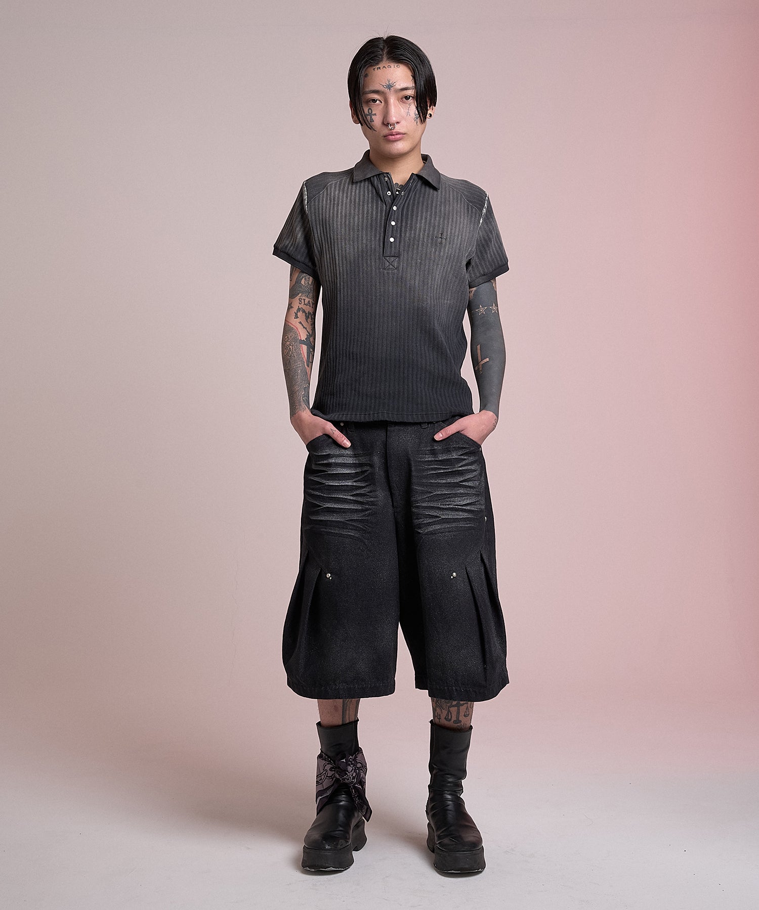 渐变 Bleach Melt Logo 长袖 T 恤 (蓝色) 