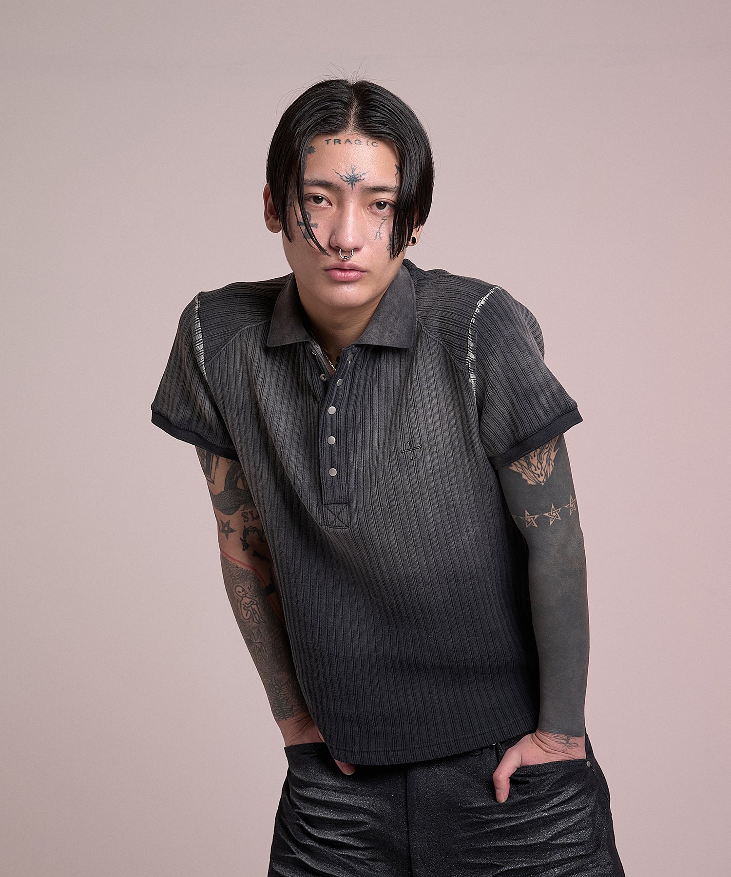 渐变 Bleach Melt Logo 长袖 T 恤 (蓝色) 