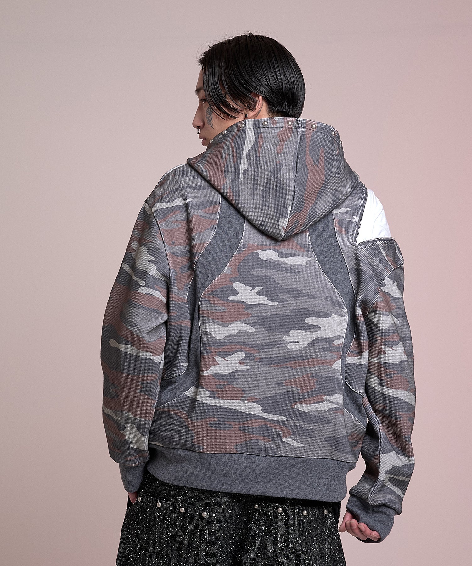 渐变 Bleach Melt Logo 长袖 T 恤 (蓝色) 