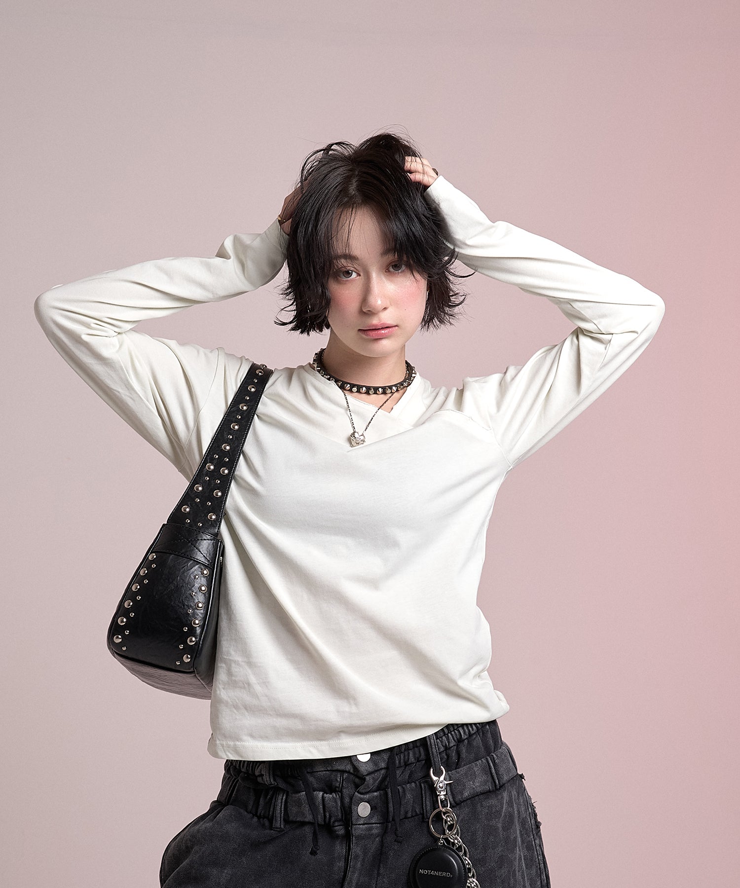 渐变 Bleach Melt Logo 长袖 T 恤 (蓝色) 