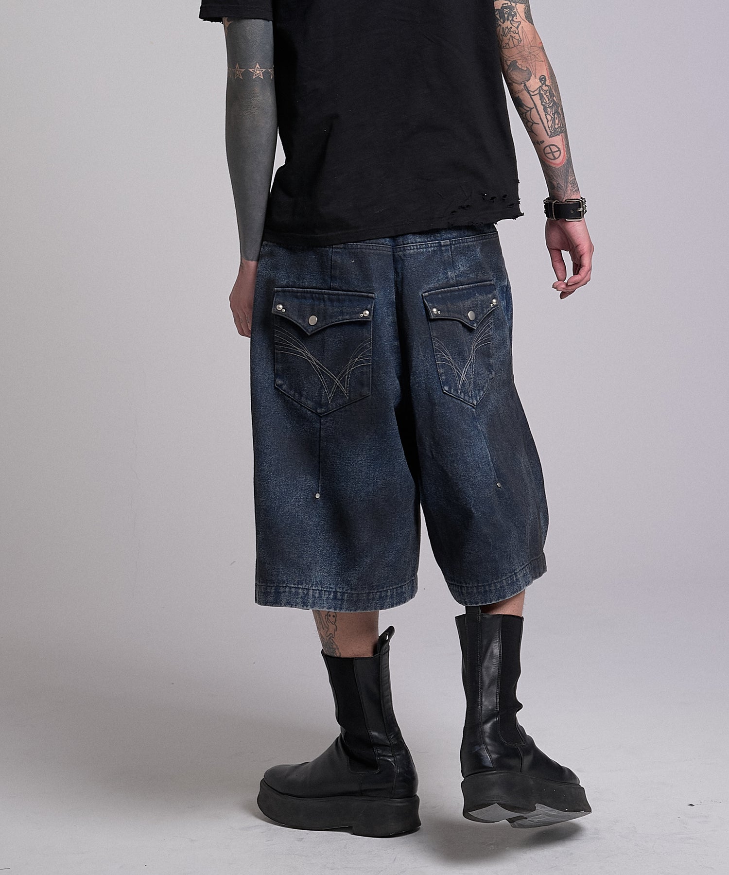 渐变 Bleach Melt Logo 长袖 T 恤 (蓝色) 