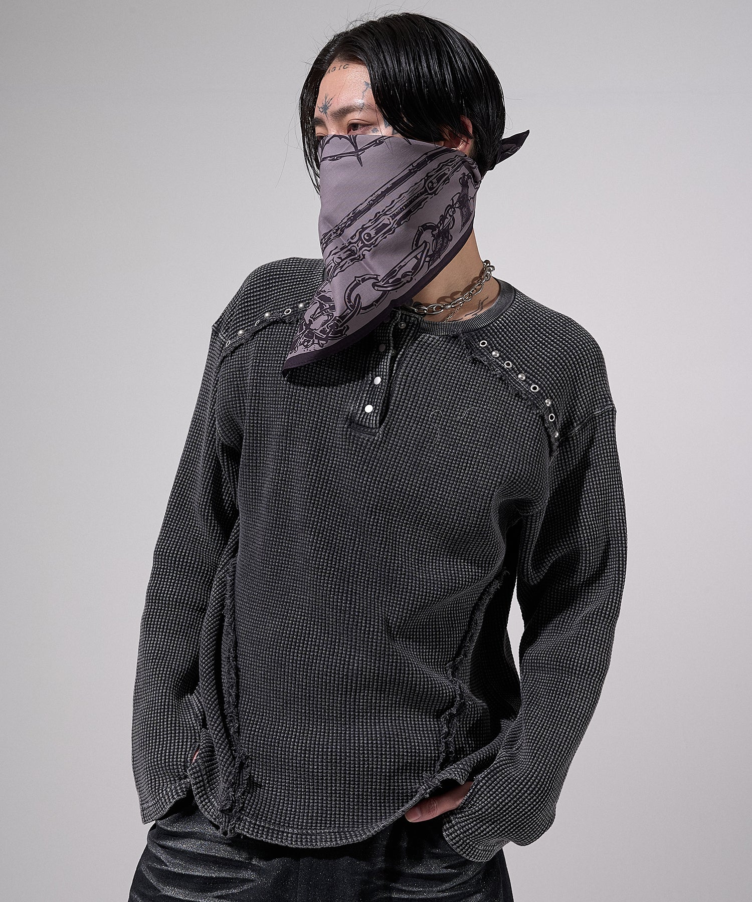 渐变 Bleach Melt Logo 长袖 T 恤 (蓝色) 